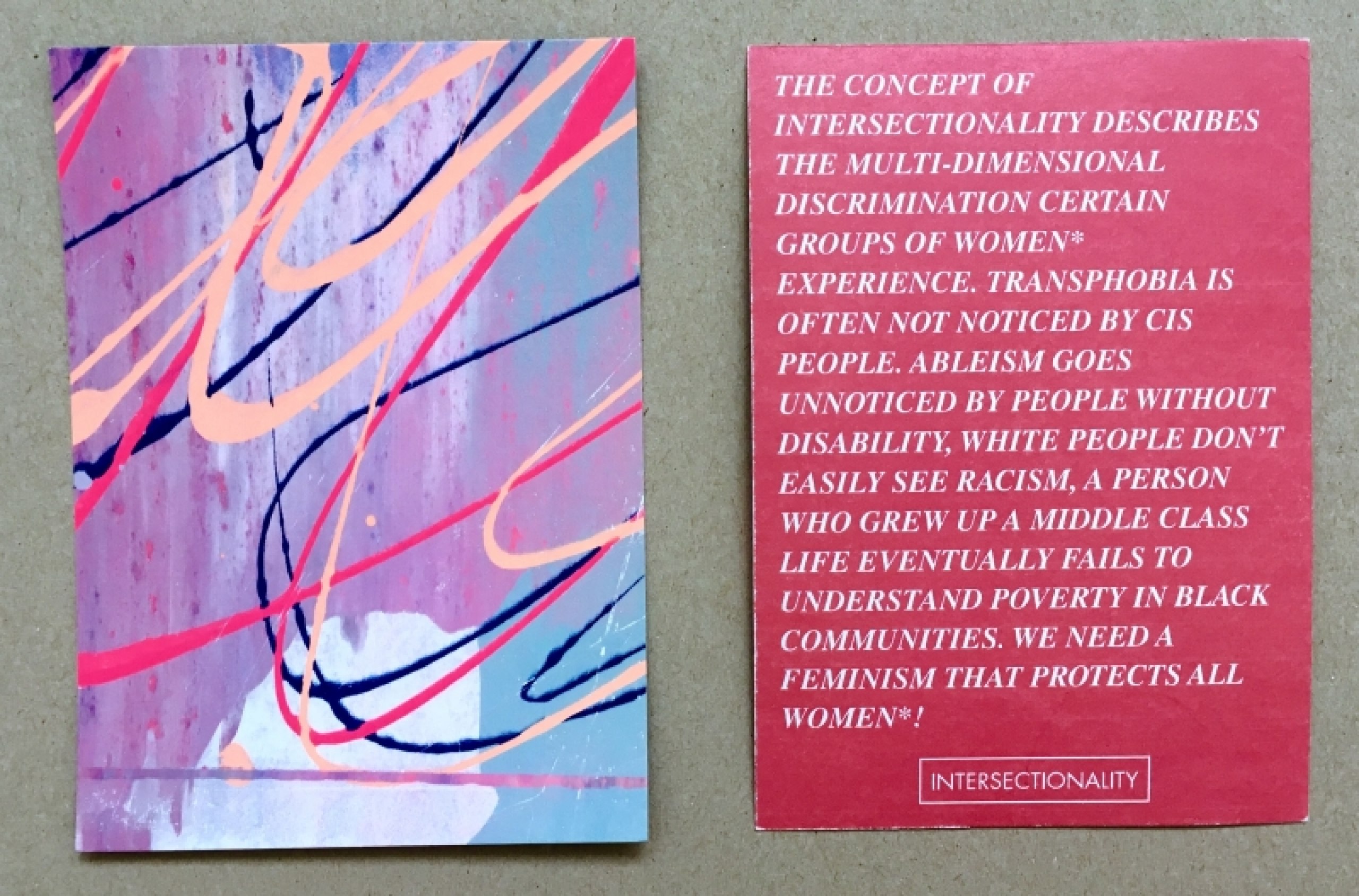Konzeption und Gestaltung von Merchandise und Plakaten für ein feministisches Label