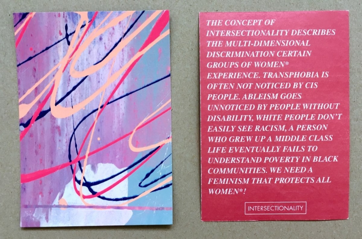 Konzeption und Gestaltung von Merchandise und Plakaten für ein feministisches Label