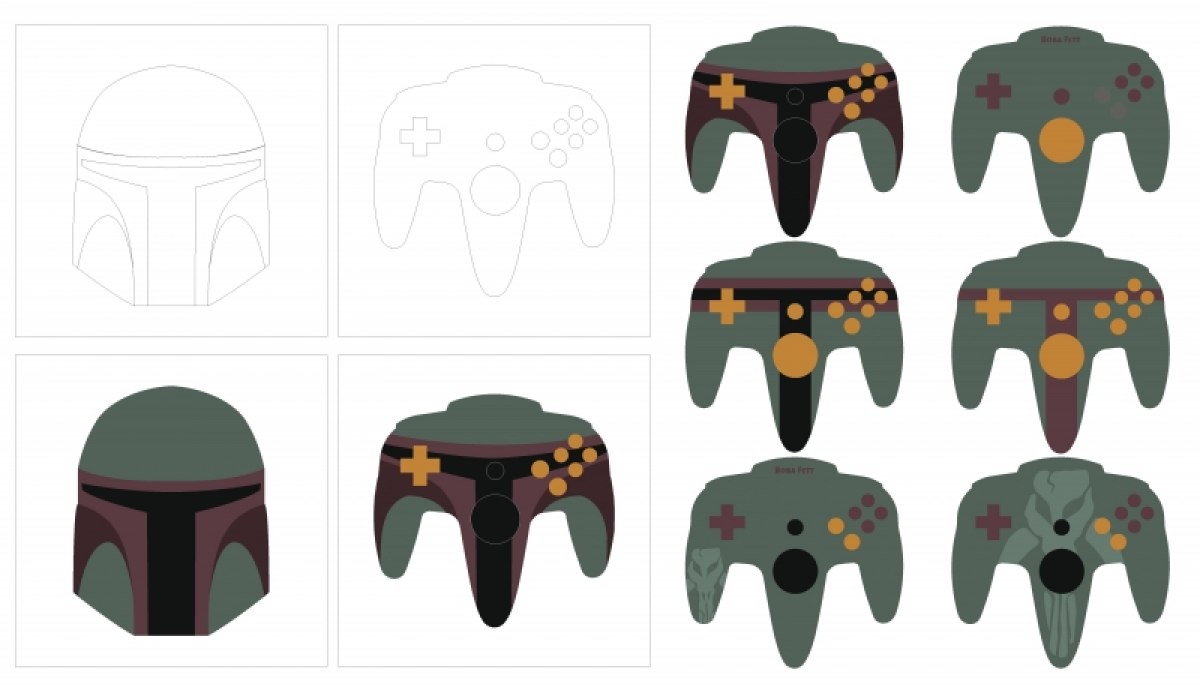 Entwicklung eines Star Wars-Gestaltungskonzepts mit Anwendung im Produktdesign