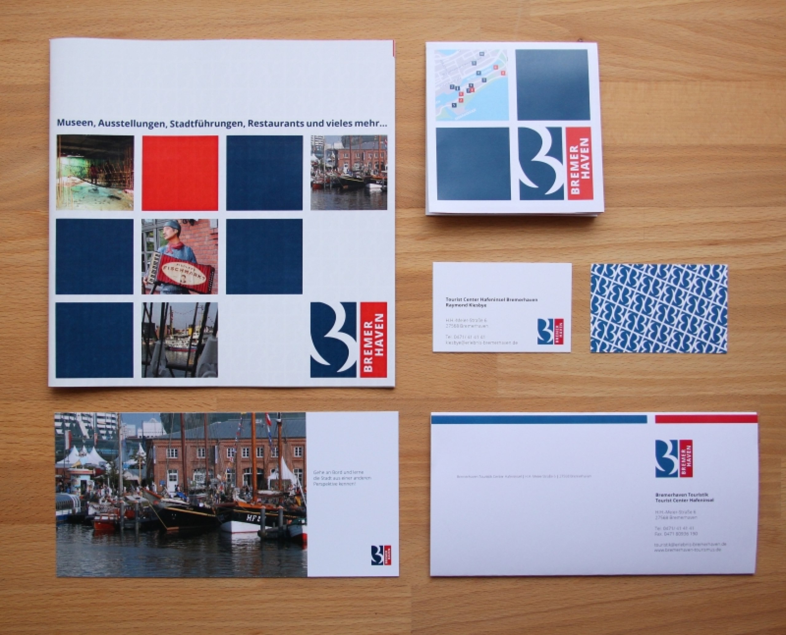 Umsetzung eines Corporate Designs für Bremerhaven