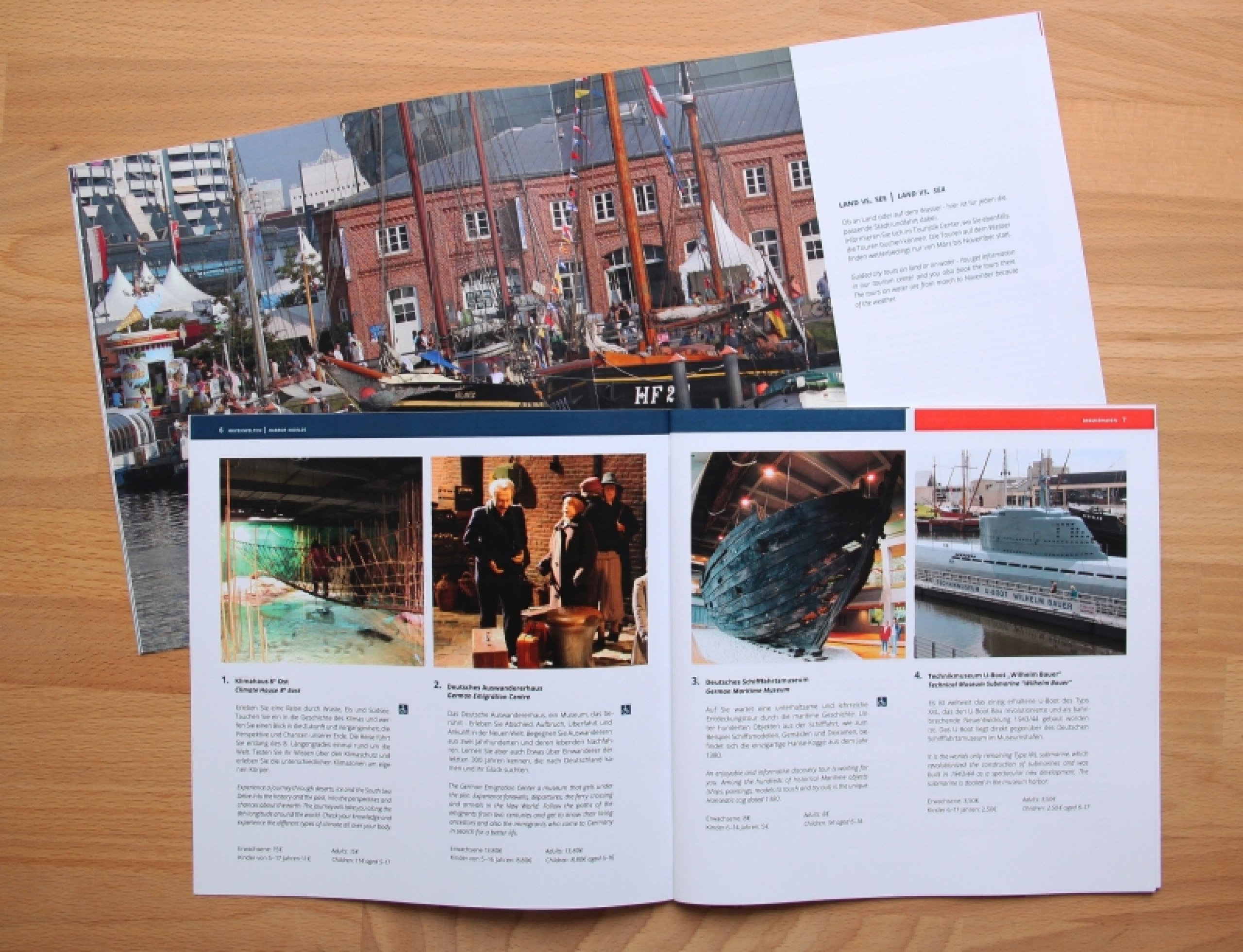 Umsetzung eines Corporate Designs für Bremerhaven