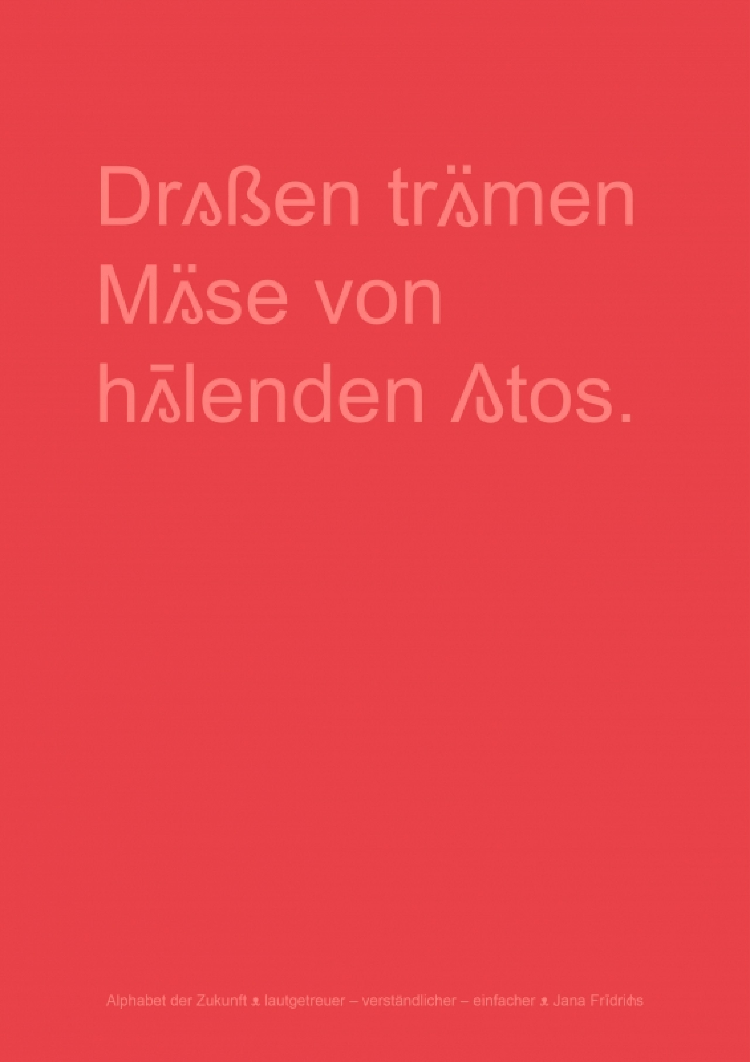 Analyse bestehender Schriftsysteme und Entwicklung neuer Zeichen