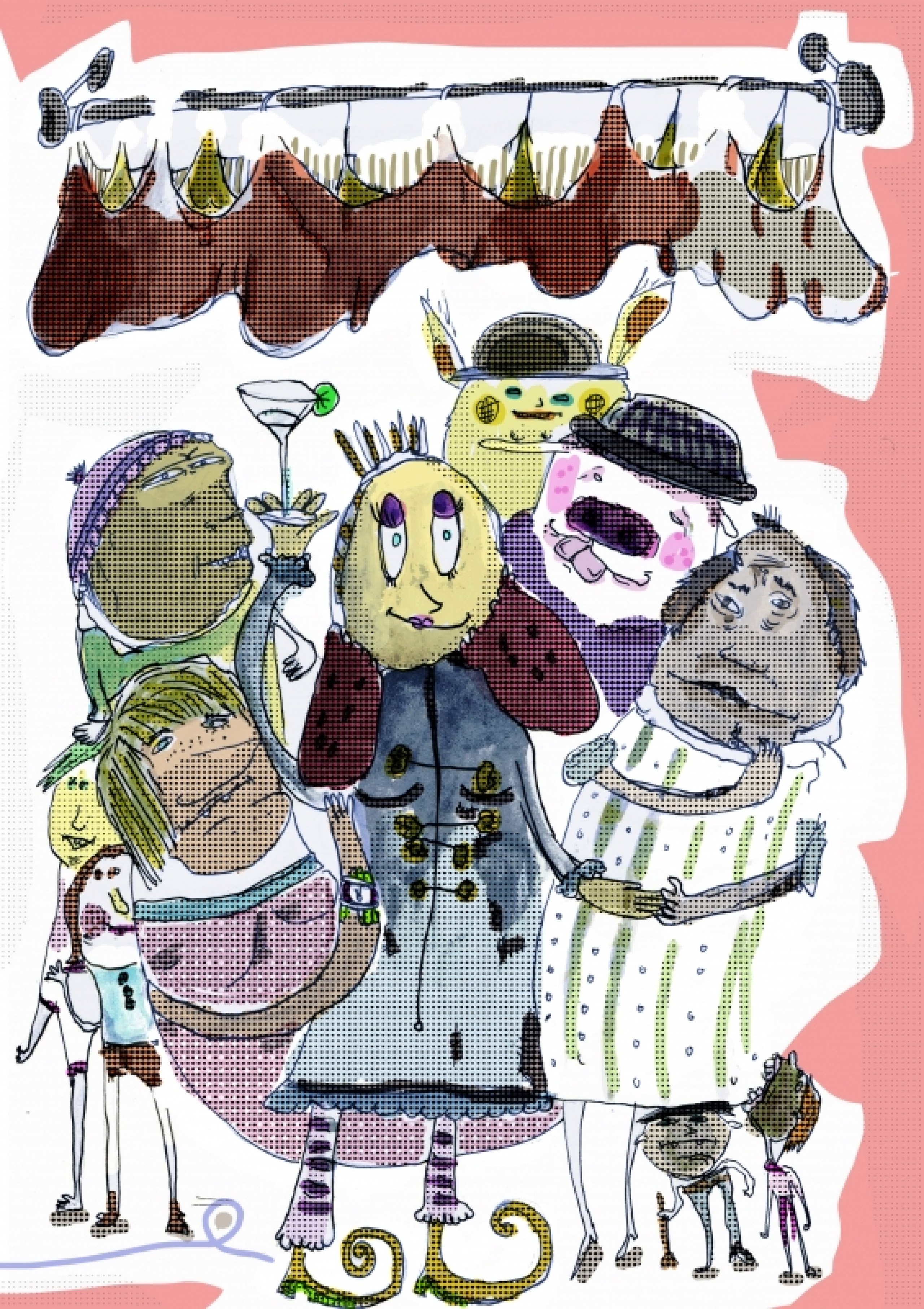 Illustration eines Jugendbuches