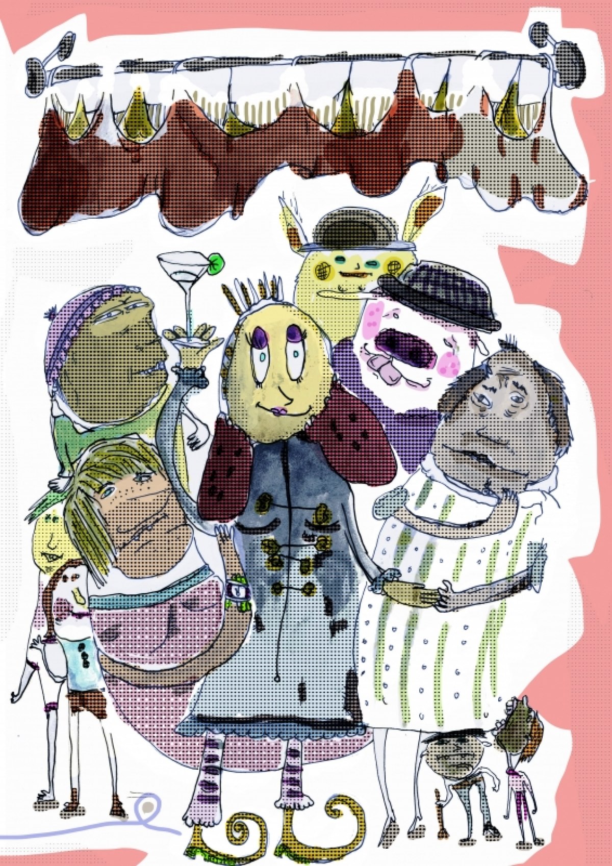 Illustration eines Jugendbuches