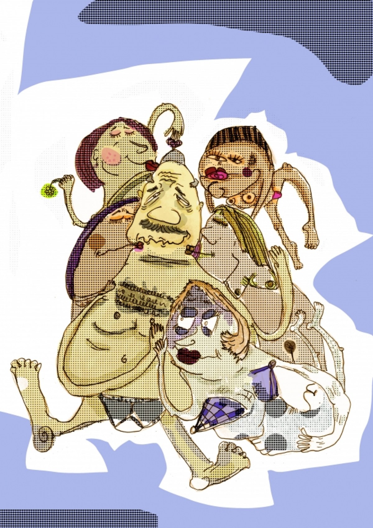 Illustration eines Jugendbuches