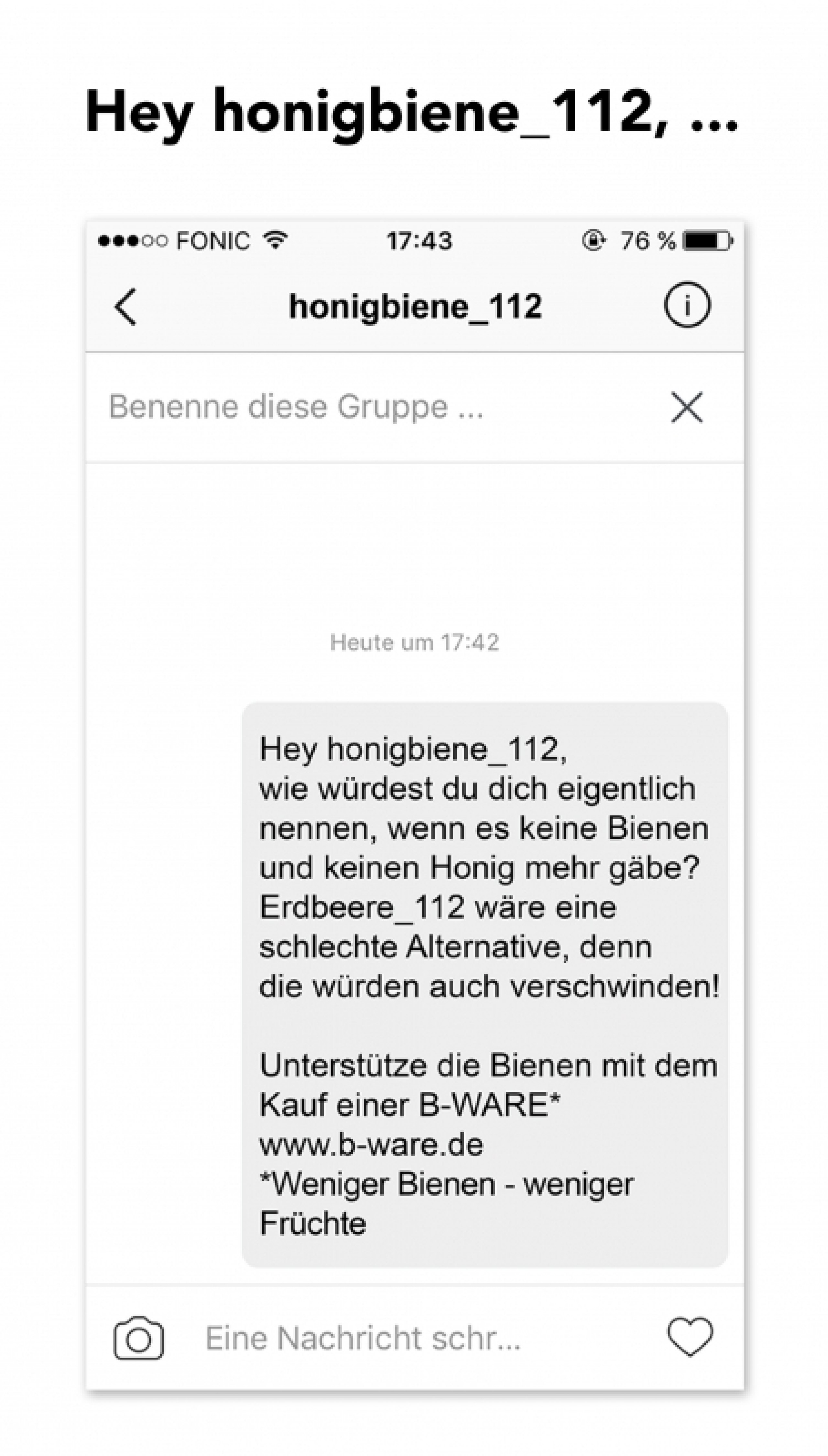 Analyse des Bienensterbens und Entwicklung einer Gegenmaßnahmen-Kampagne