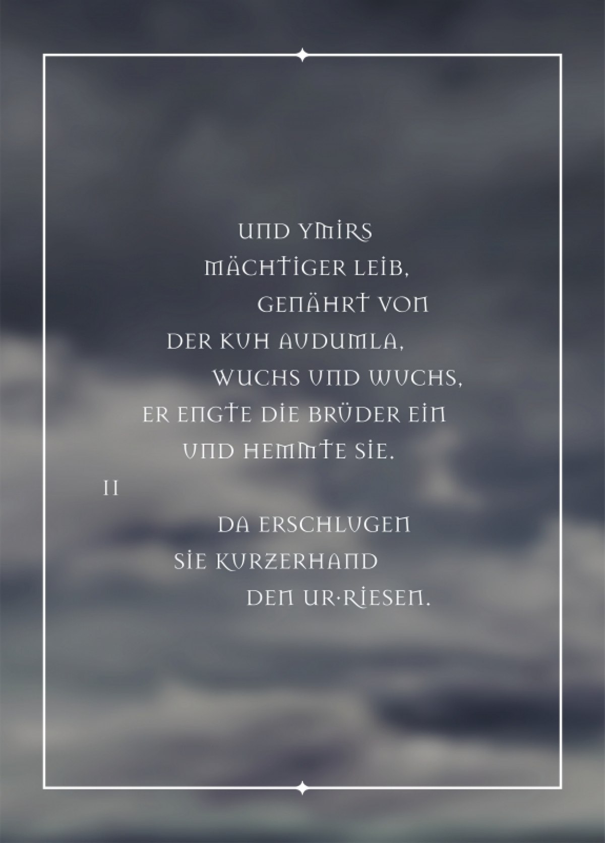 Anfertigung einer typografischen Plakatserie