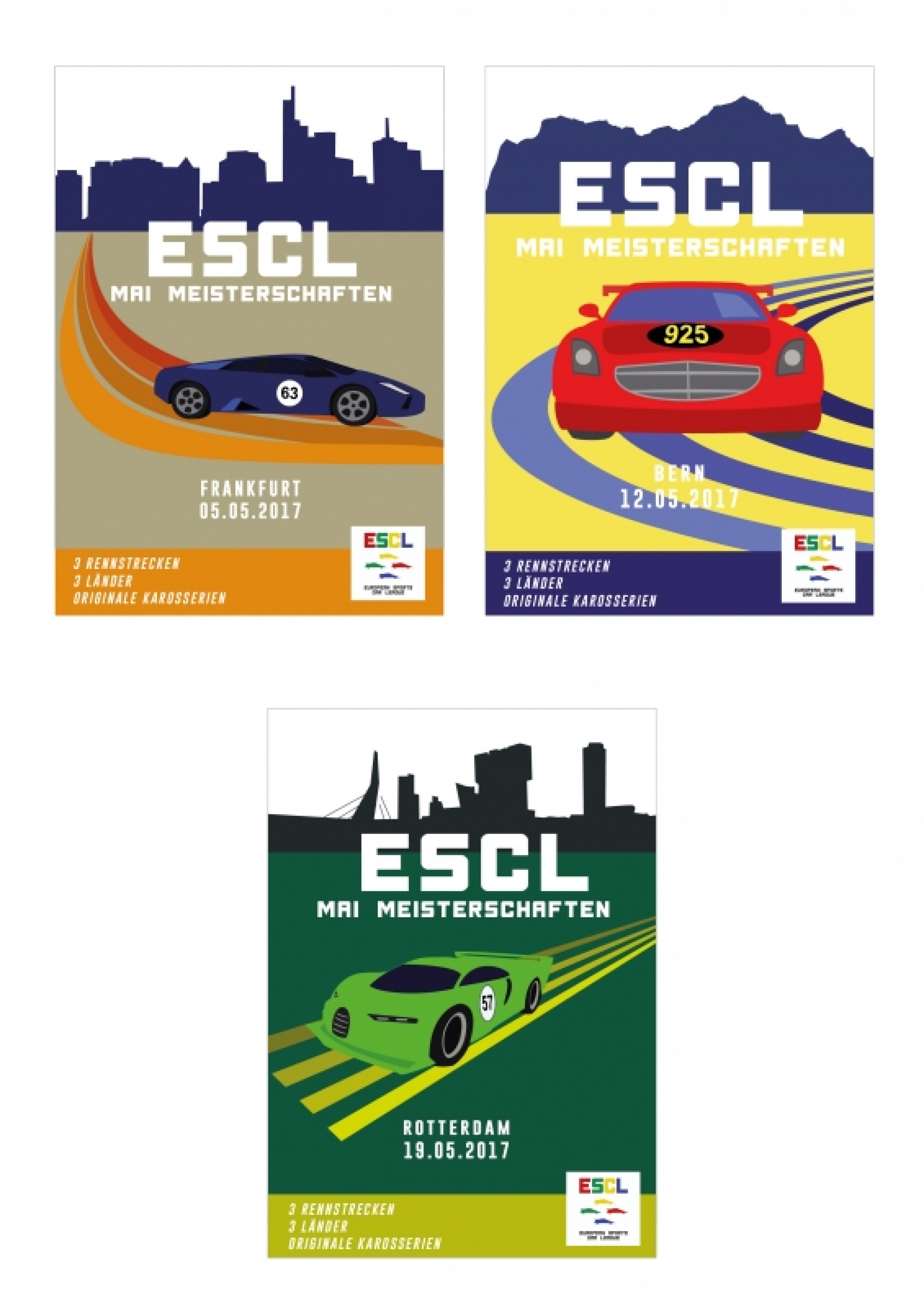 Logo-Gestaltung einer Rennsportliga