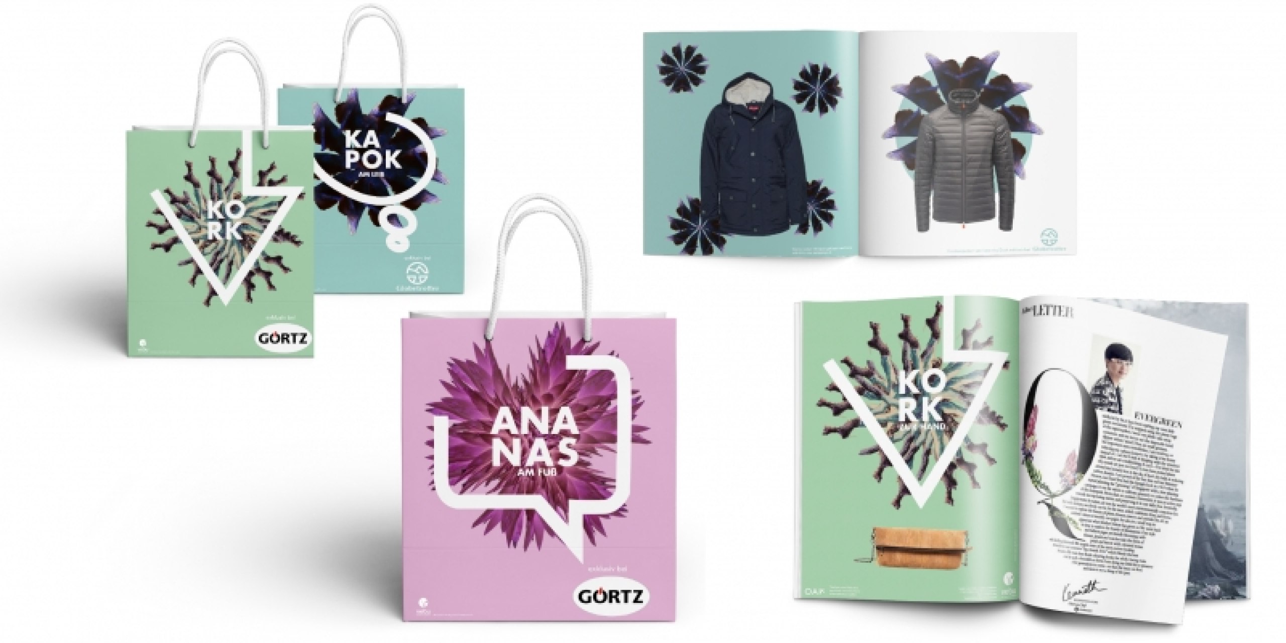 Eine Kampagne, die tierfreie Mode unterstützt