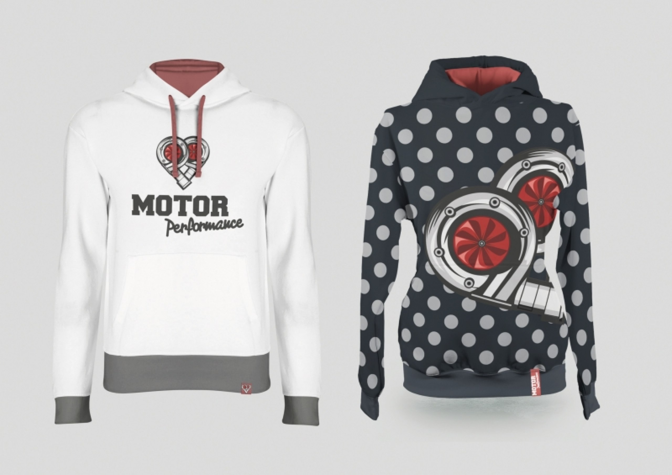 Eine fiktive bekannte Tuningwerkstatt mit erfolgreichem Merchandise