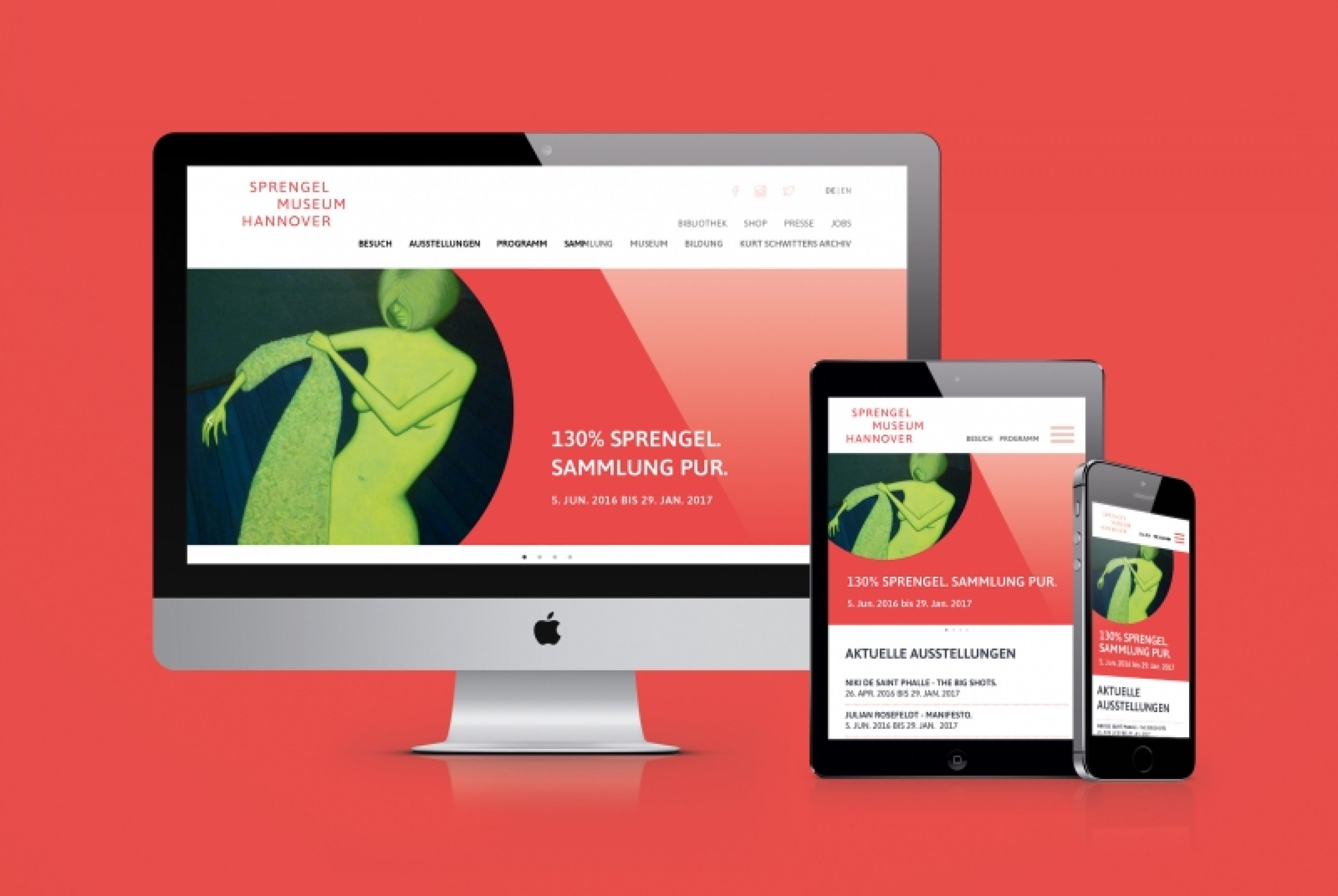 Gestaltung eines Corporate Design für das Sprengel Museum Hannover