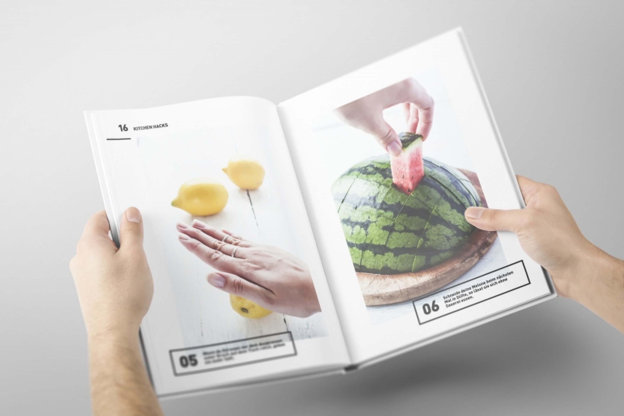 Konzeption & Gestaltung eines Kochbuches mit inspirierenden Bildern & nützlichen Gimmicks
