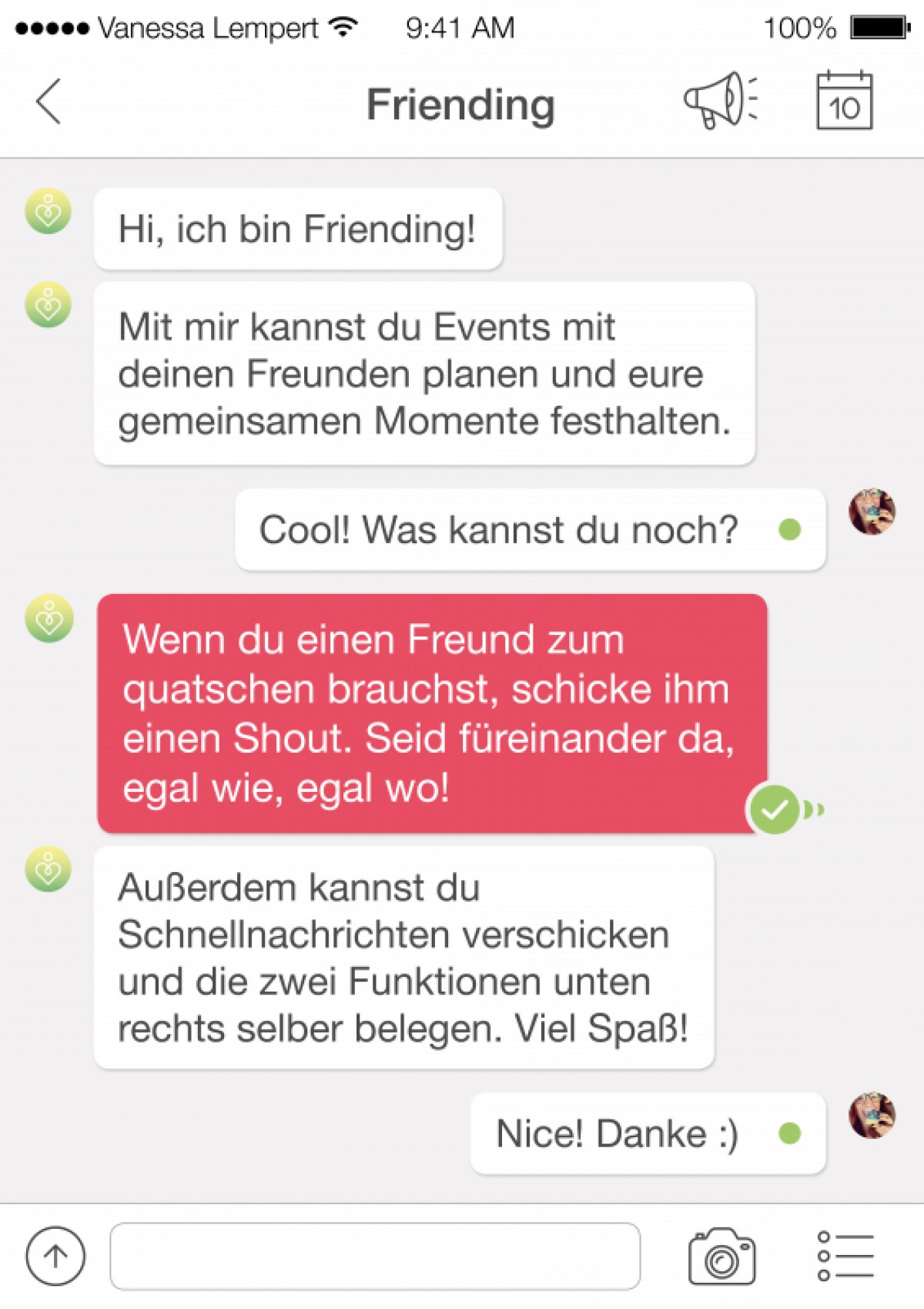 Eine App für Freunde