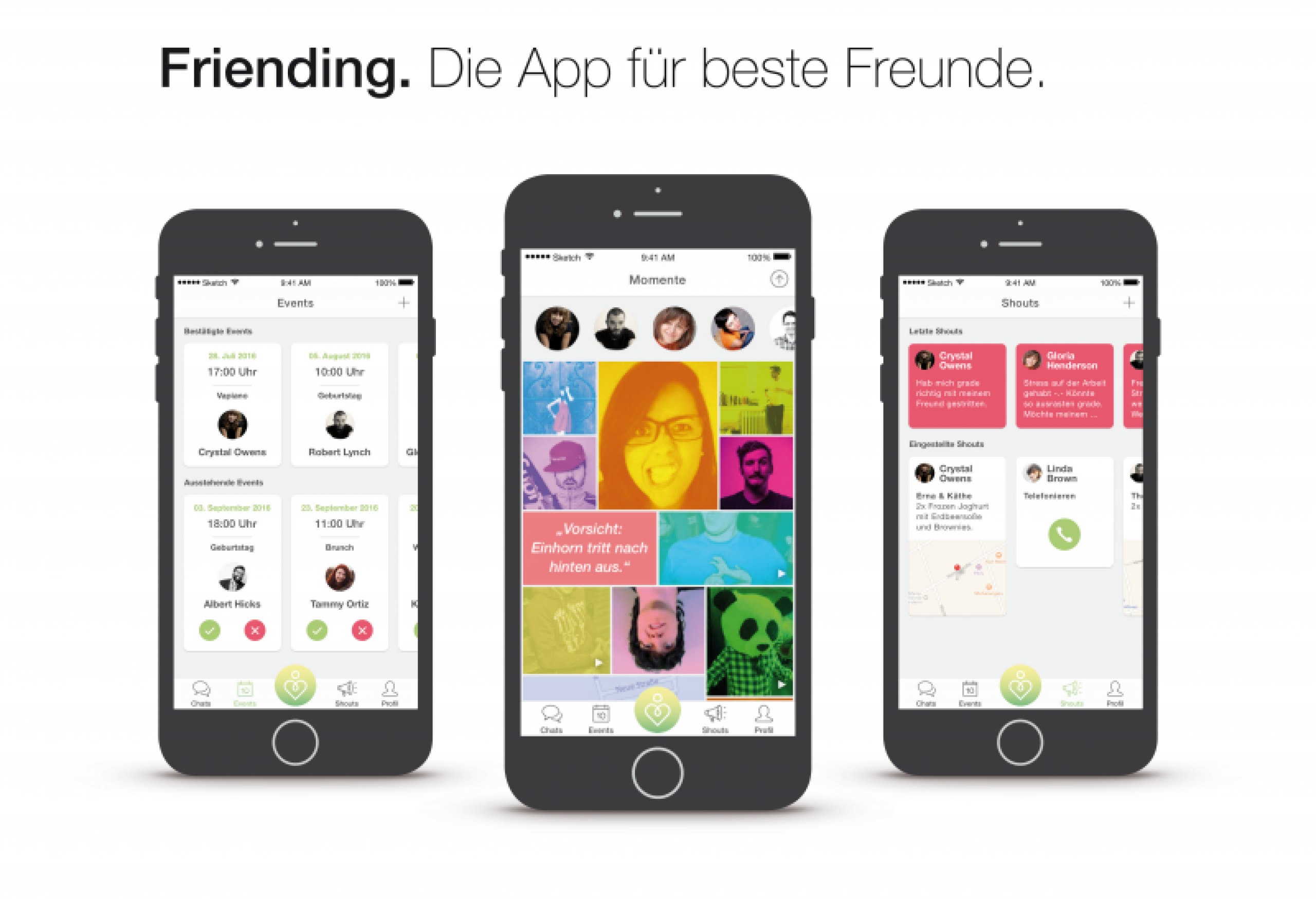Eine App für Freunde