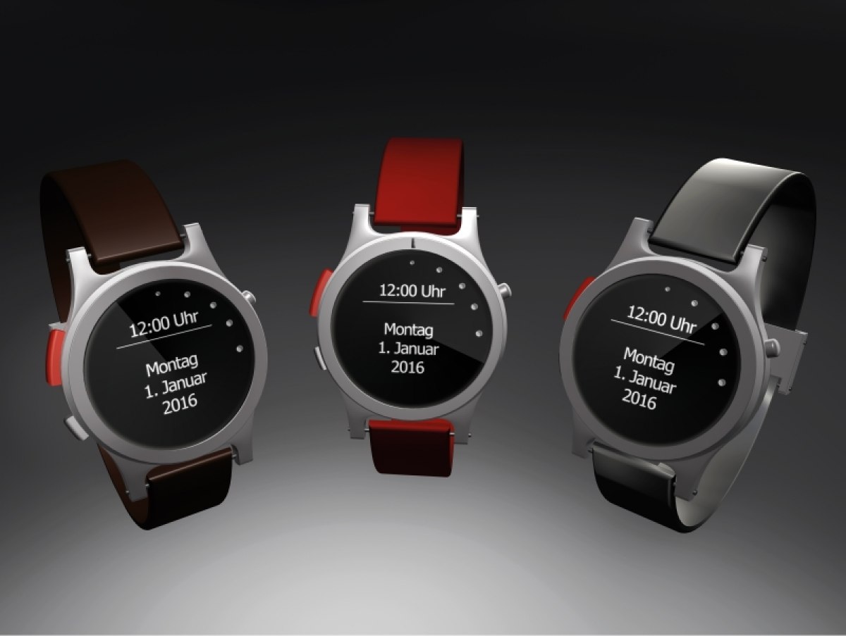 Gestaltung einer intelligenten Armbanduhr für Menschen mit Demenz