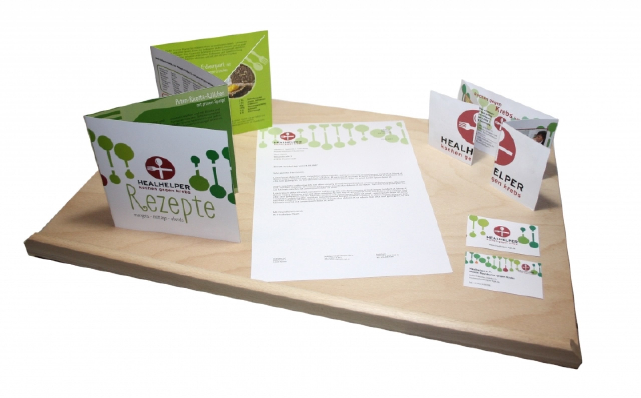 Corporate Design für einen medizinischen Kochkurs