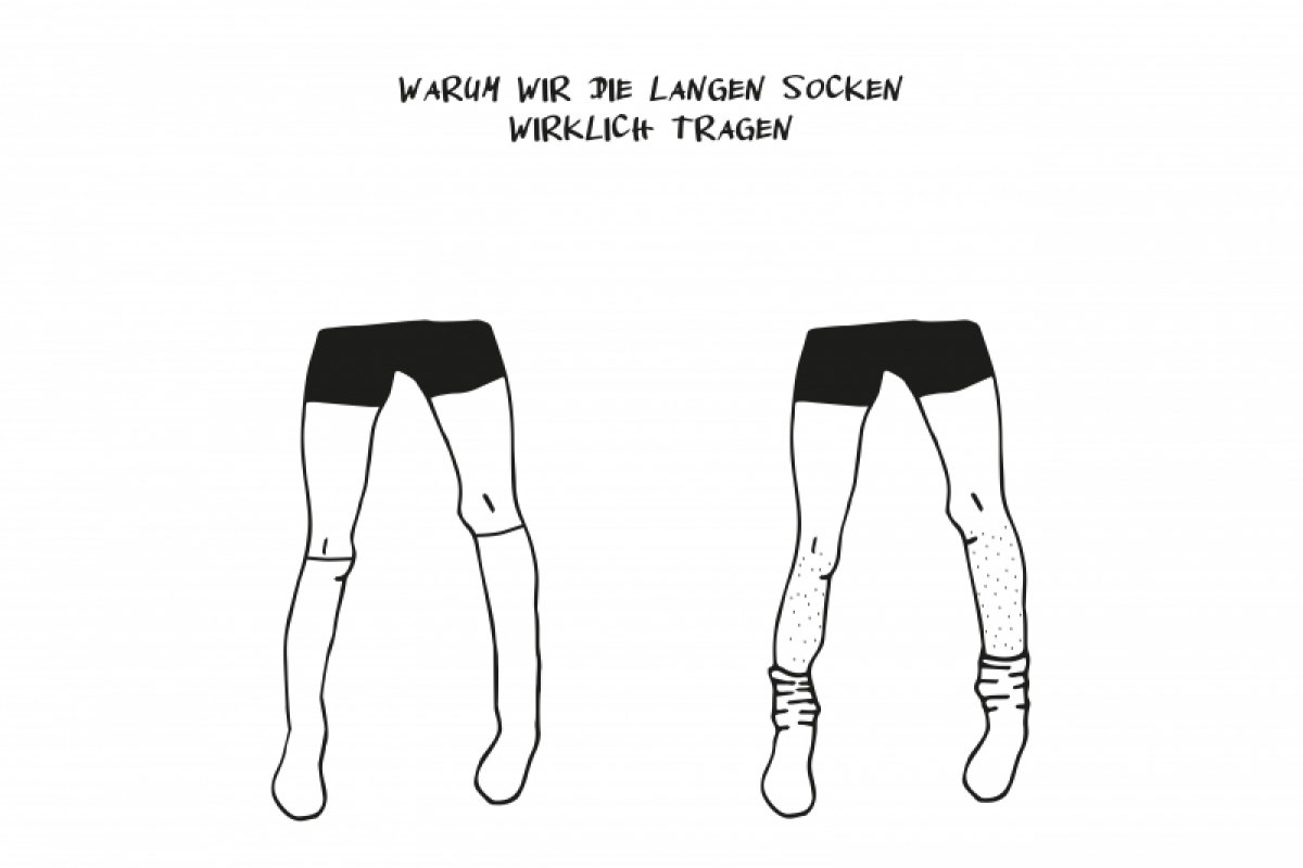 Ein Buch, das einen humoristischen Stil verfolgt und von Illustrationen lebt.