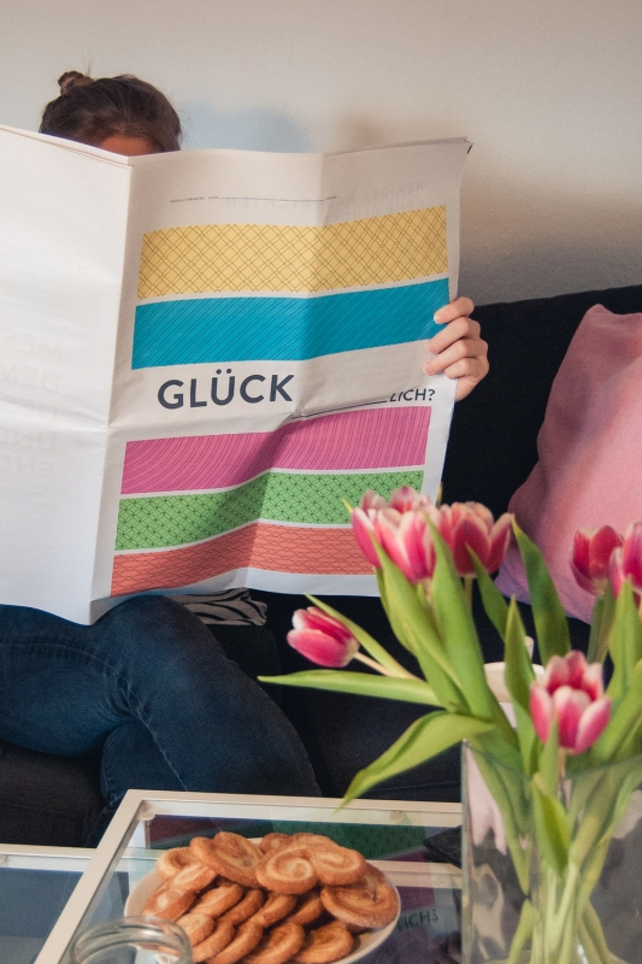 Entwicklung einer Zeitung, die das seelische Wohlbefinden positiv beeinflussen soll