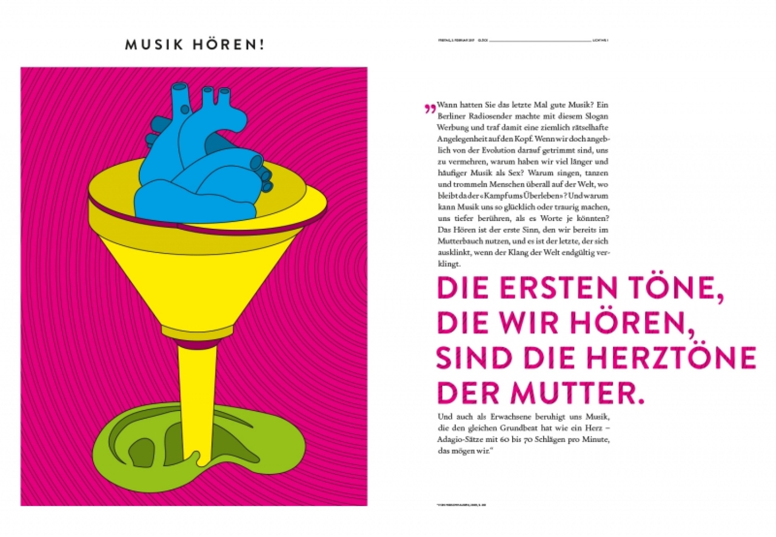 Entwicklung einer Zeitung, die das seelische Wohlbefinden positiv beeinflussen soll