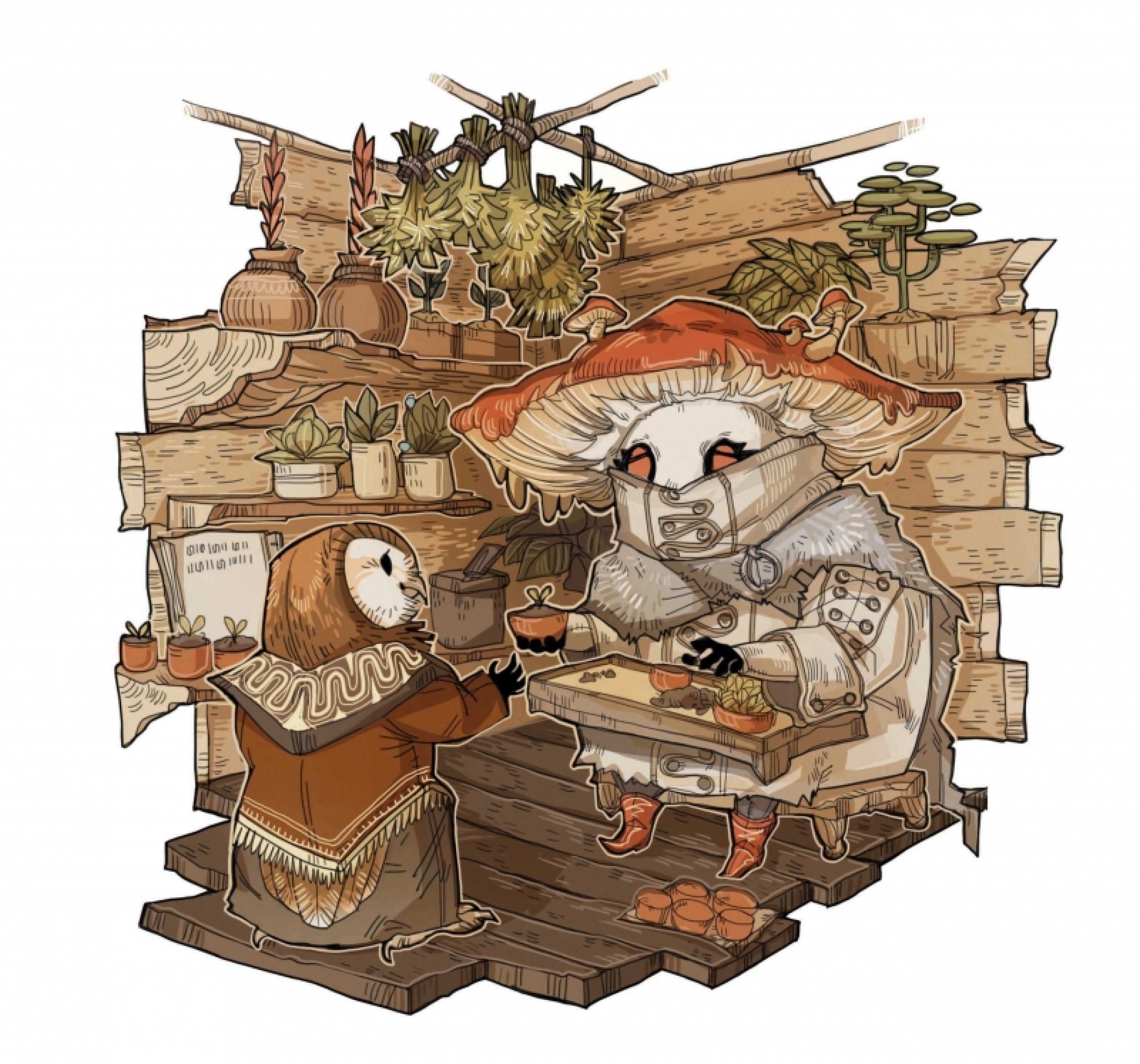 Concept Artbook zu einem Pen & Paper-Rollenspiel