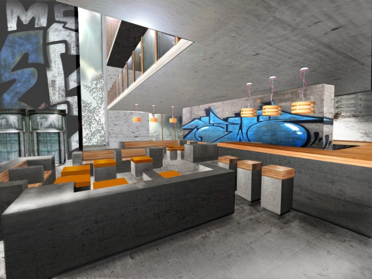 Umnutzung eines Kriegsbunkers zu einem Gastronomie- und Musikerlebniszentrum