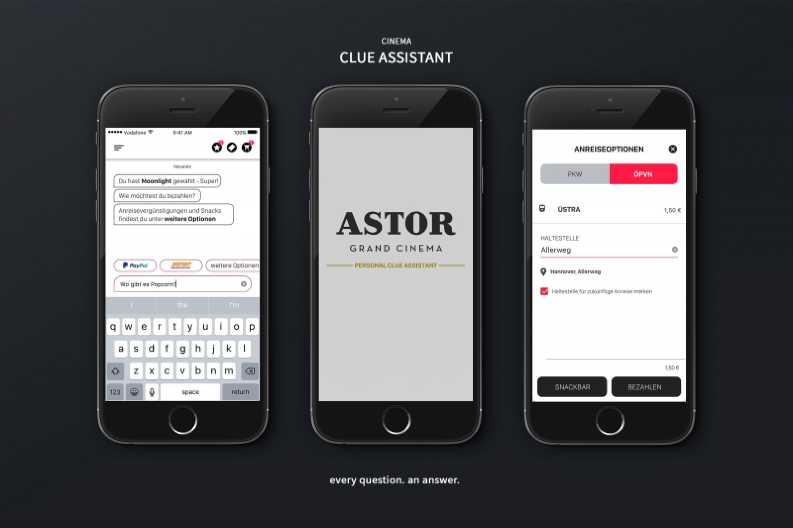 Du hast eine Frage? Clue die Antwort. Conversational Commerce.