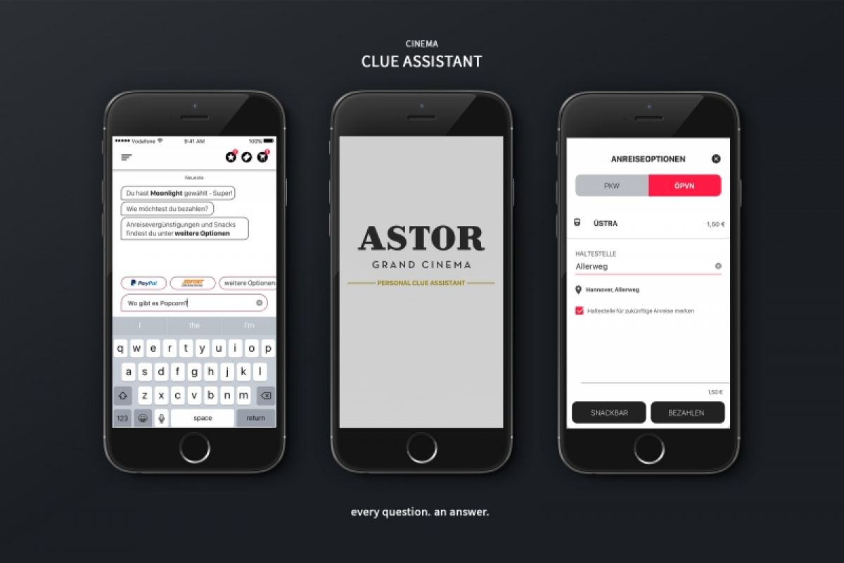 Du hast eine Frage? Clue die Antwort. Conversational Commerce.