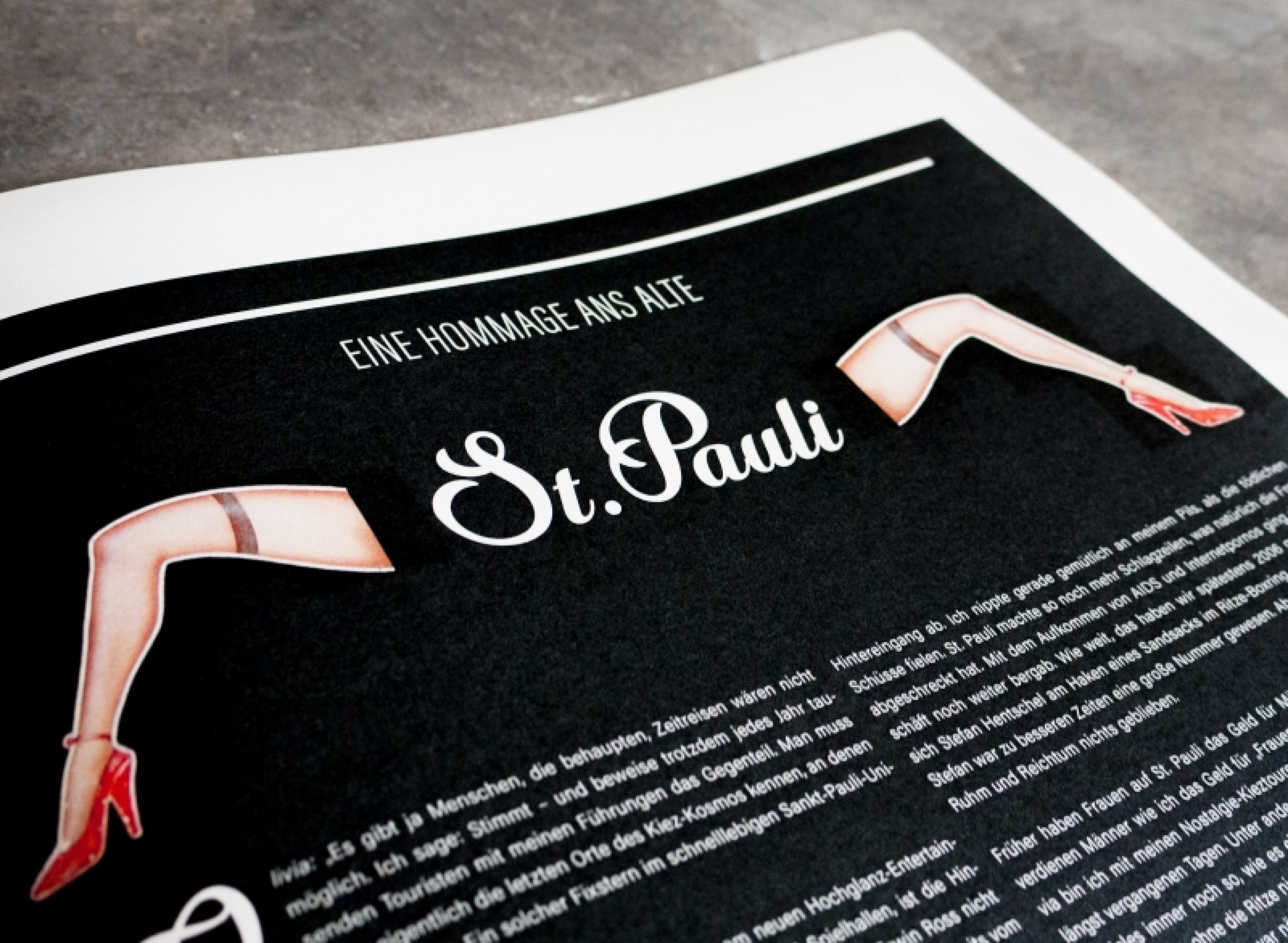 Gestaltung eines Printmagazins über das Leben in Norddeutschland