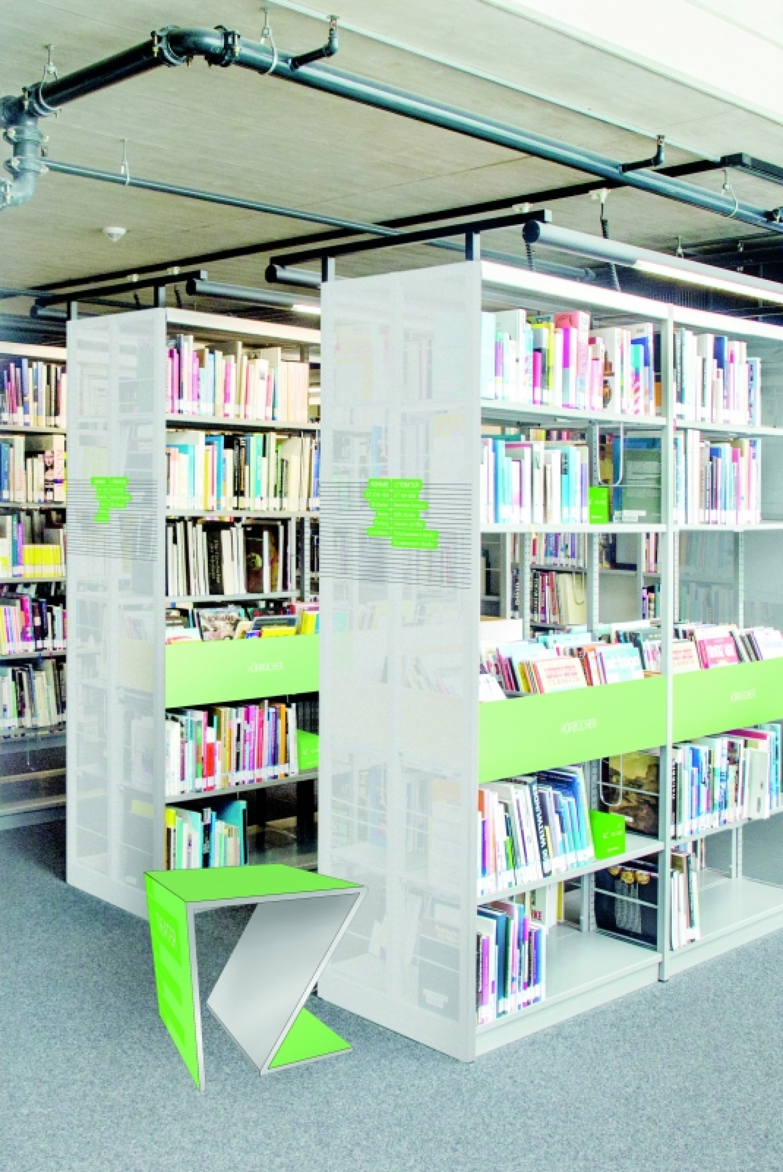 Analyse von Bibliotheken und Entwicklung eines Leitsystems in der Stadtbibliothek Hannover