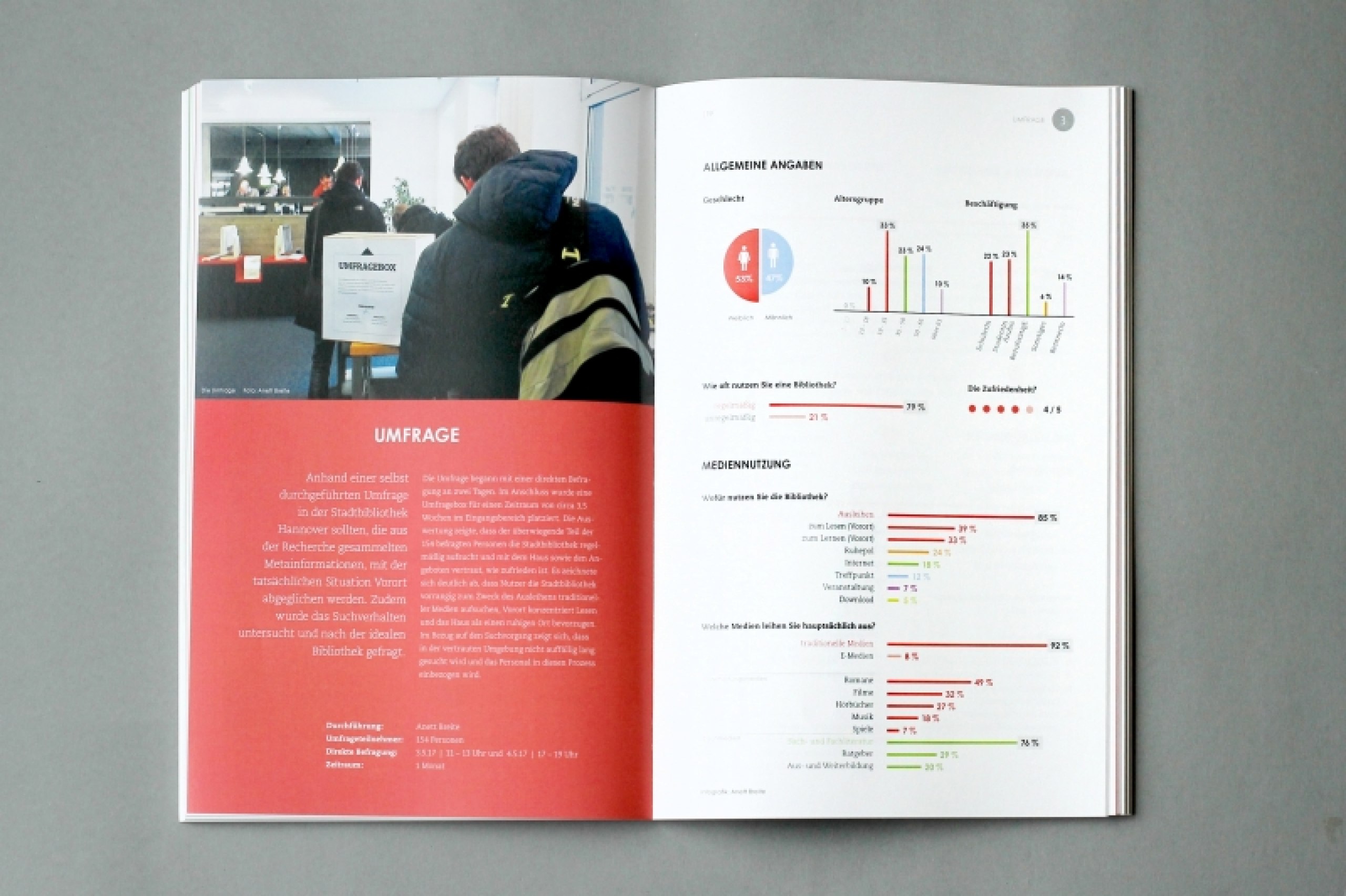 Analyse von Bibliotheken und Entwicklung eines Leitsystems in der Stadtbibliothek Hannover