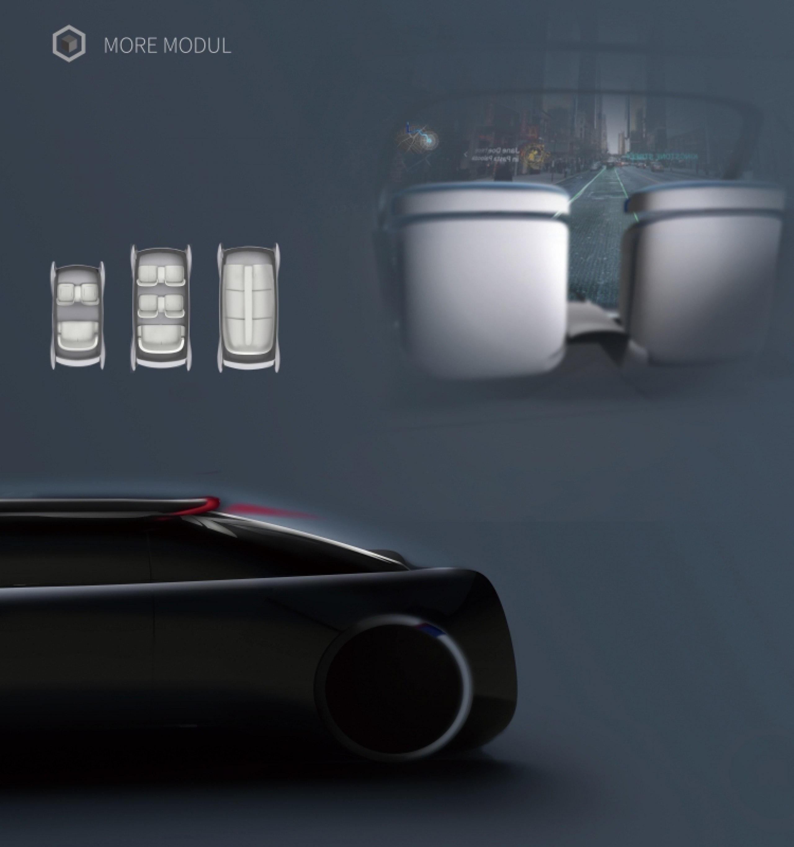 Multimodularität bei autonomem Fahren auf modularer Plattform