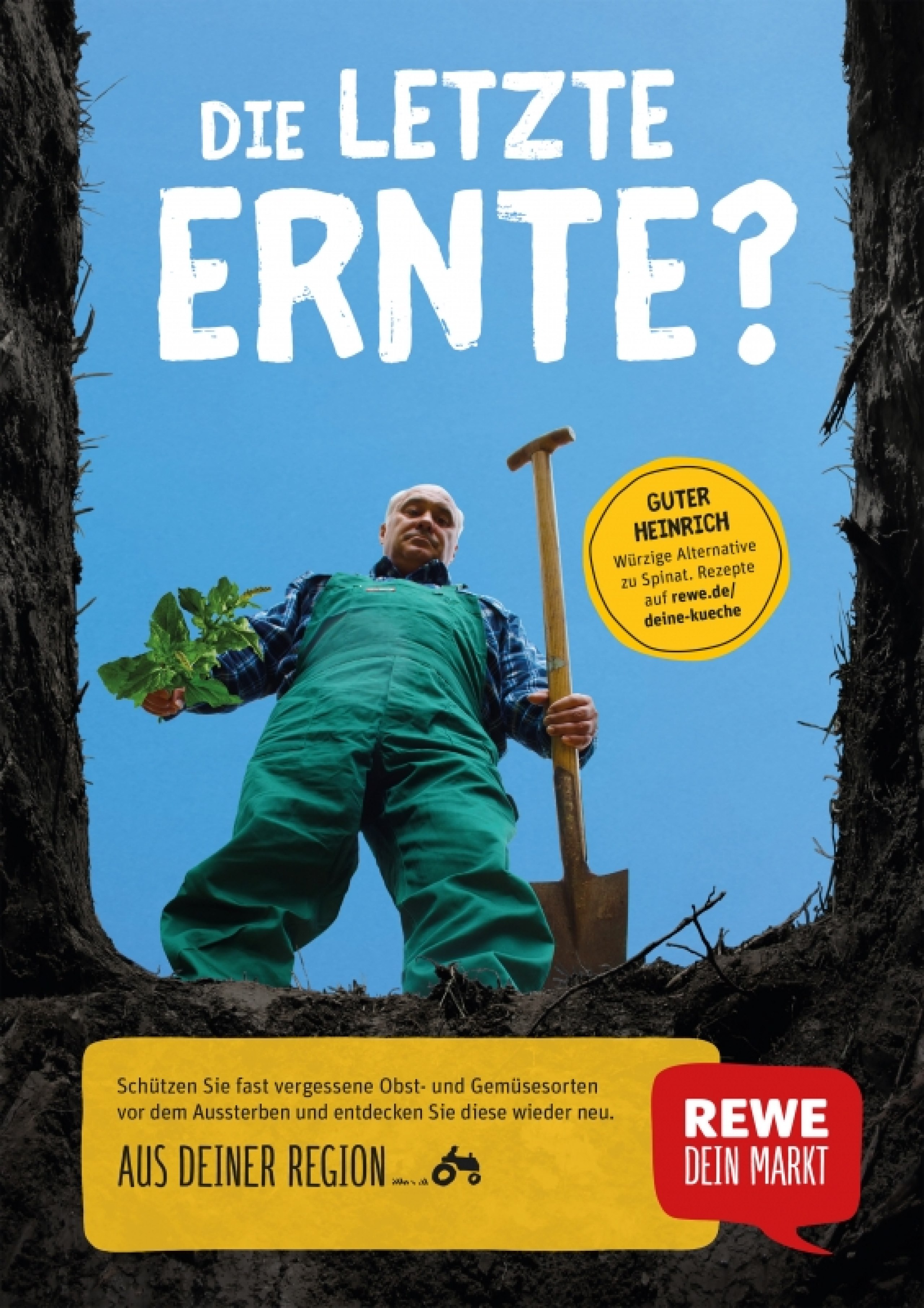Eine Kampagne zur Einführung fast vergessener Gemüse- und Obstsorten in die REWE Märkte