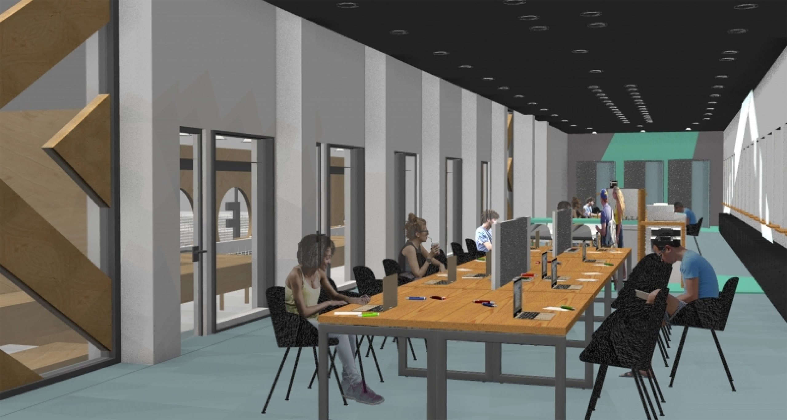 Umnutzung des Sachsenbades in Dresden zu einem Innovationszentrum