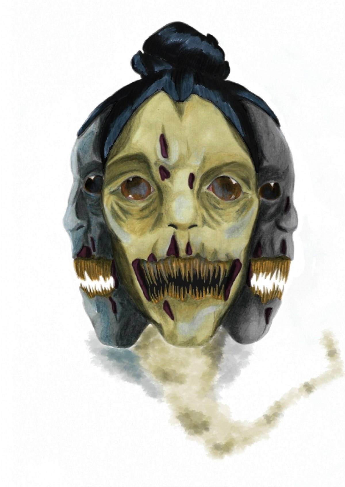 Artbook zu einem fiktiven Survival-Horror-Spiel