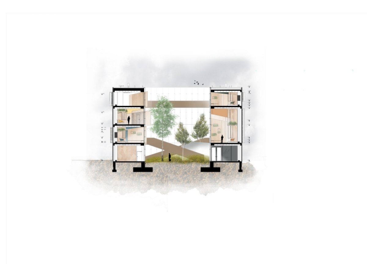 Umnutzung des ehemals finnischen Pavillons in ein Businesshotel der anderen Art.