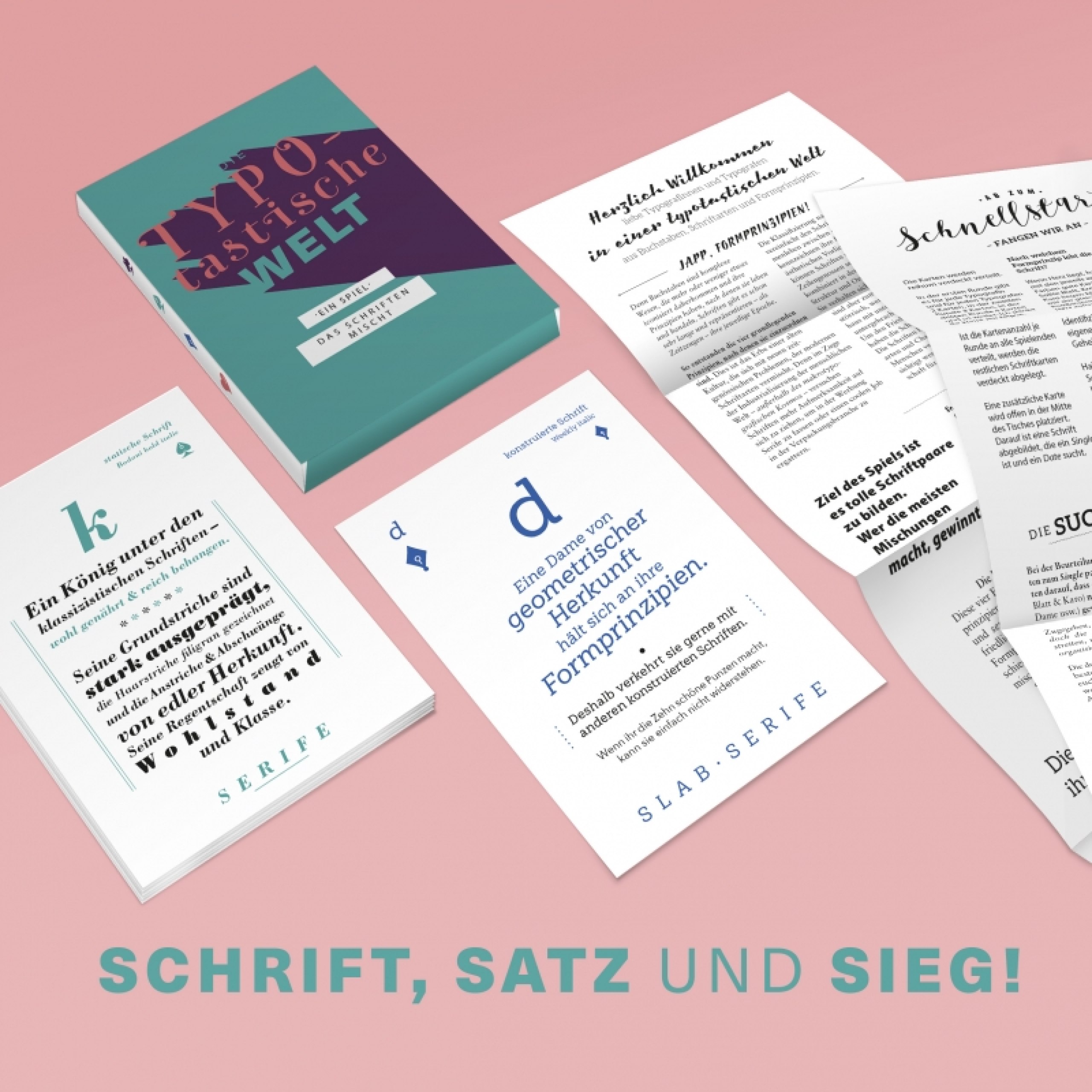 Ein Spiel, das Schriften mischt