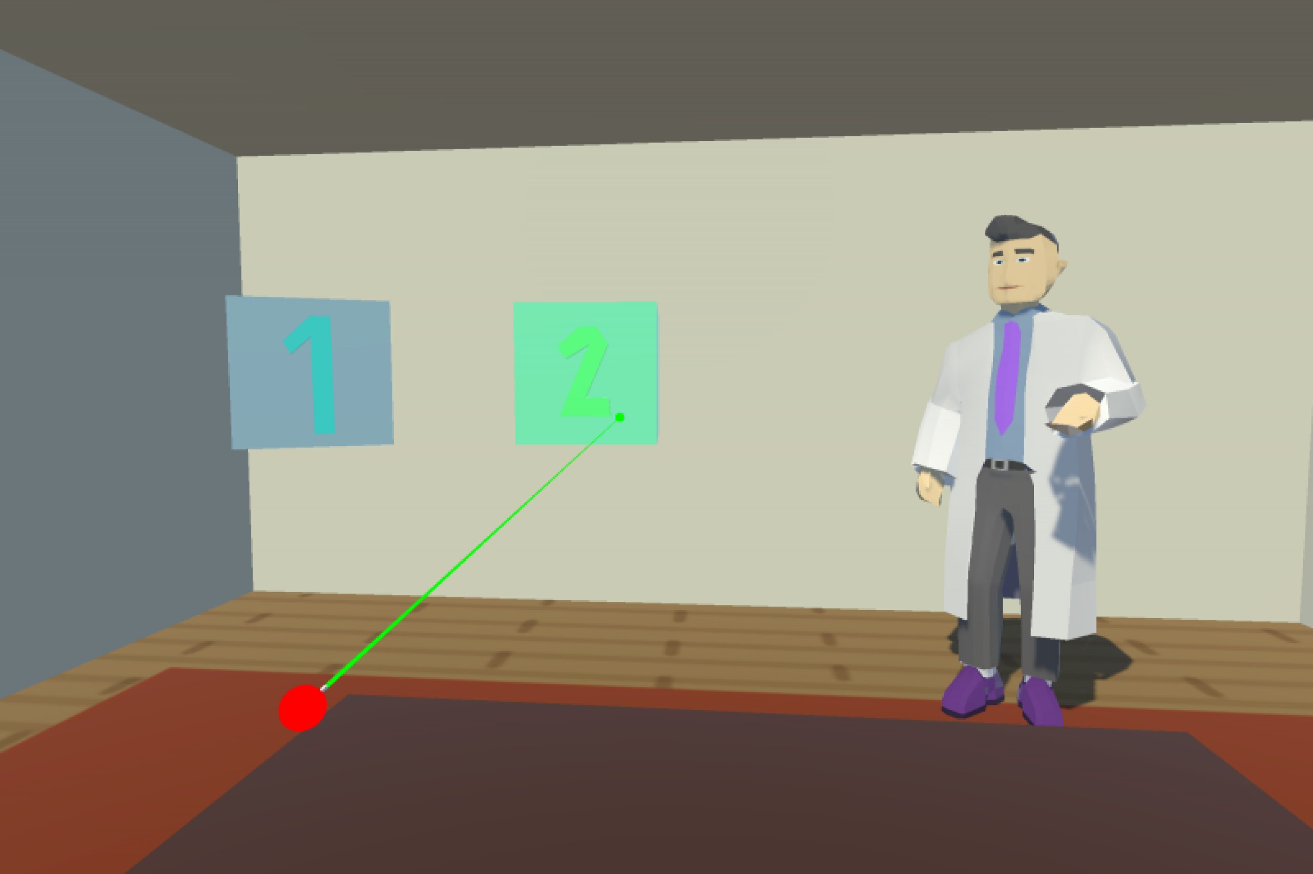Gestalterische Entwicklung einer Anwendung für die Behandlung von Phobien in VR