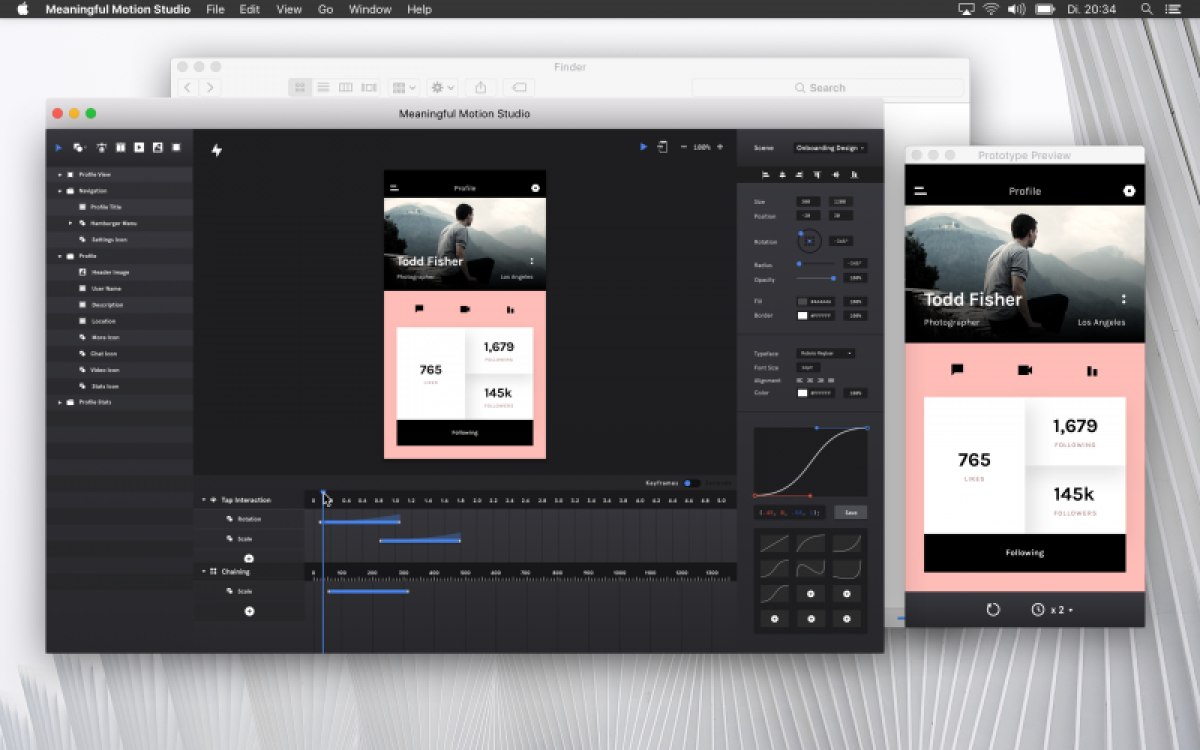 Leitlinien und Prototyping-Applikation für User Interface Animationen