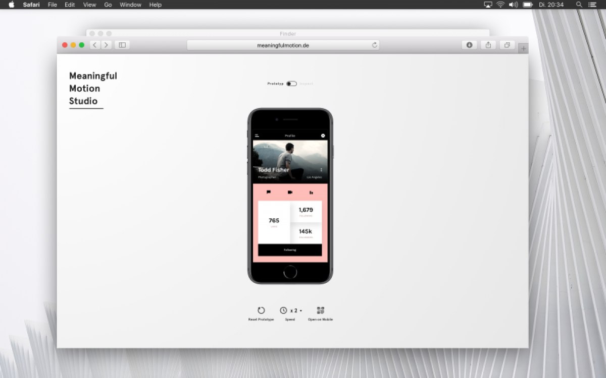 Leitlinien und Prototyping-Applikation für User Interface Animationen