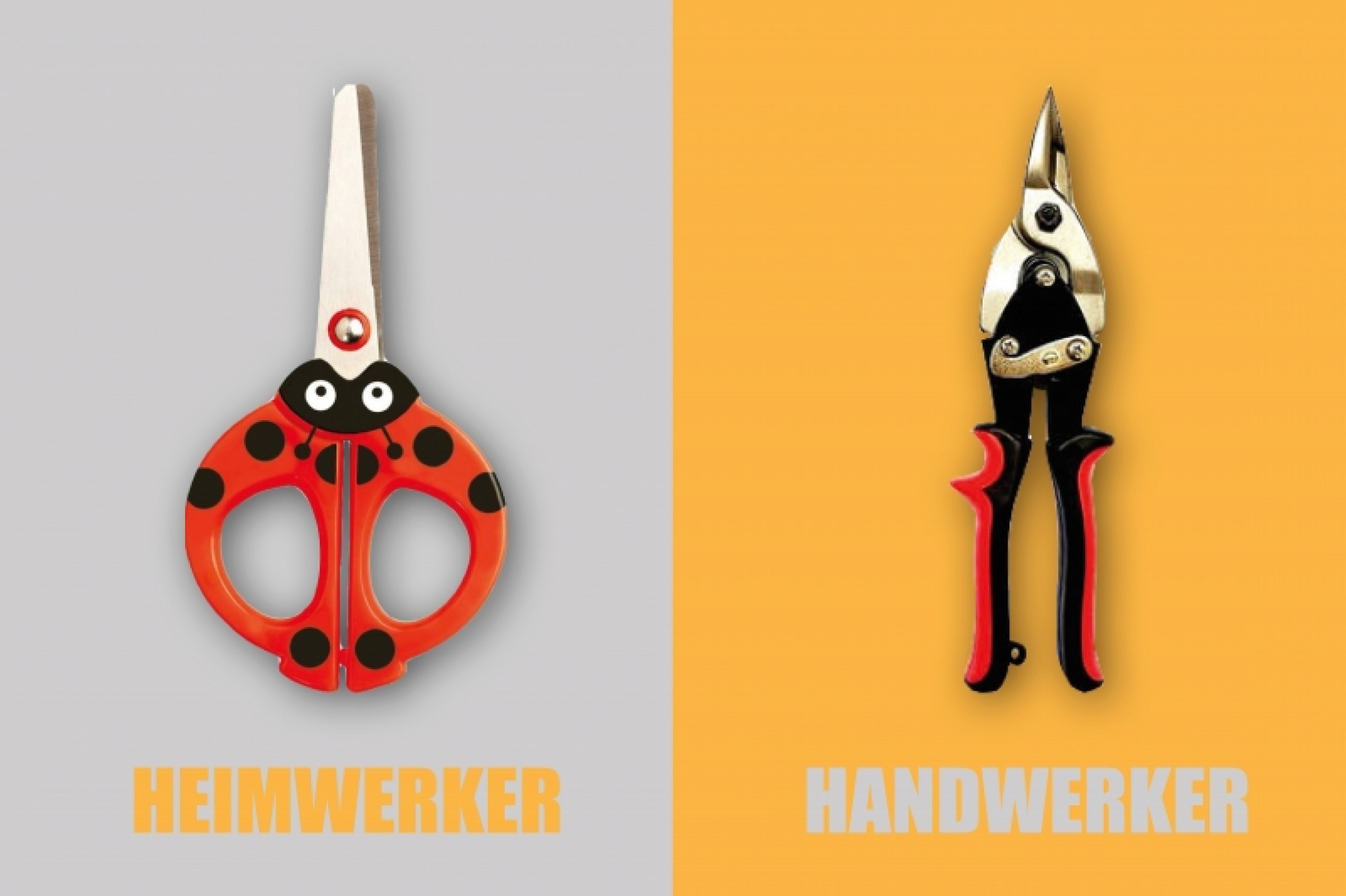 Handwerker vs. Heimwerker