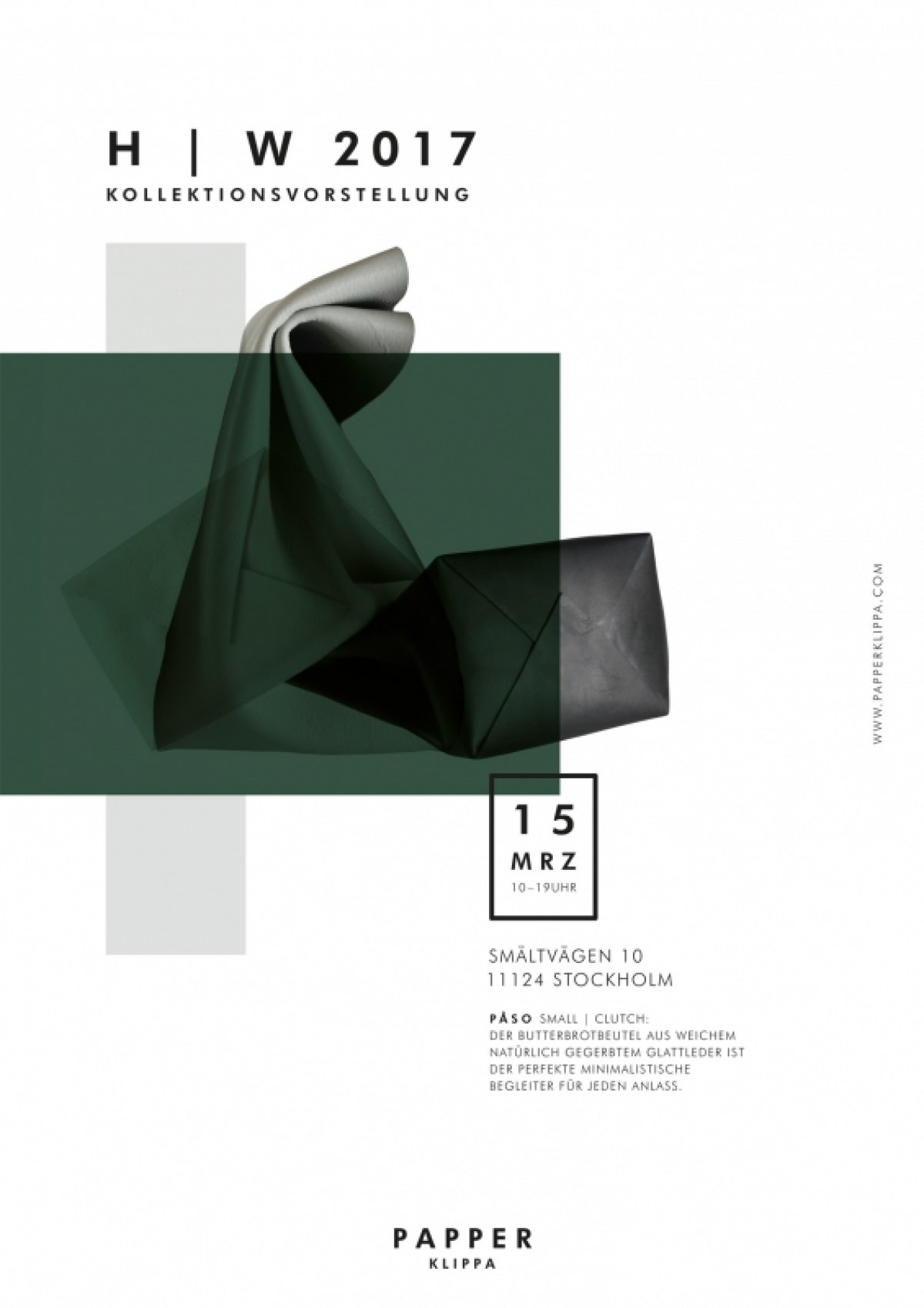 Entwicklung eines Corporate und Packaging Designs für eine Taschenmarke