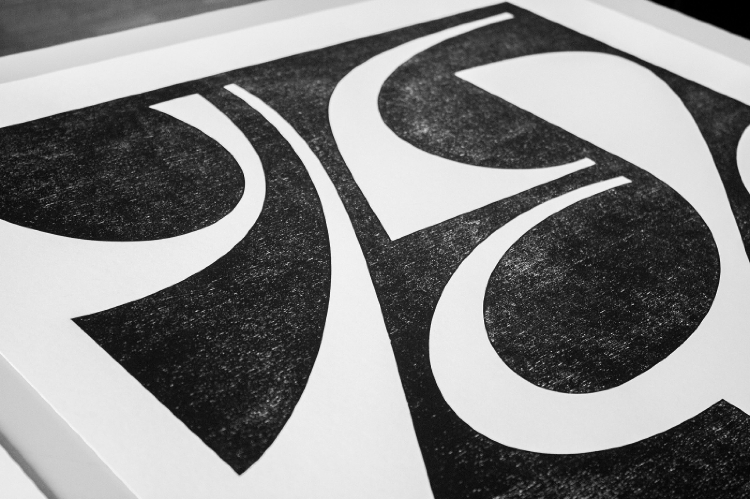 Oder: der Buchstabe als Grafik