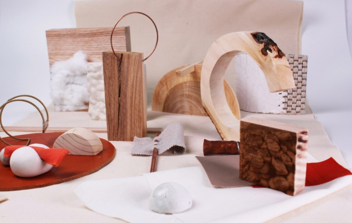 Konzeptionelle Farb- und Materialszenarien zum Trend der Entschleunigung