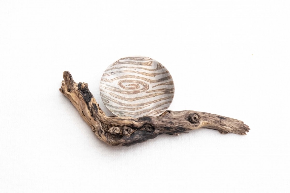 Eine Symbiose aus Mokume-Gane und Holz