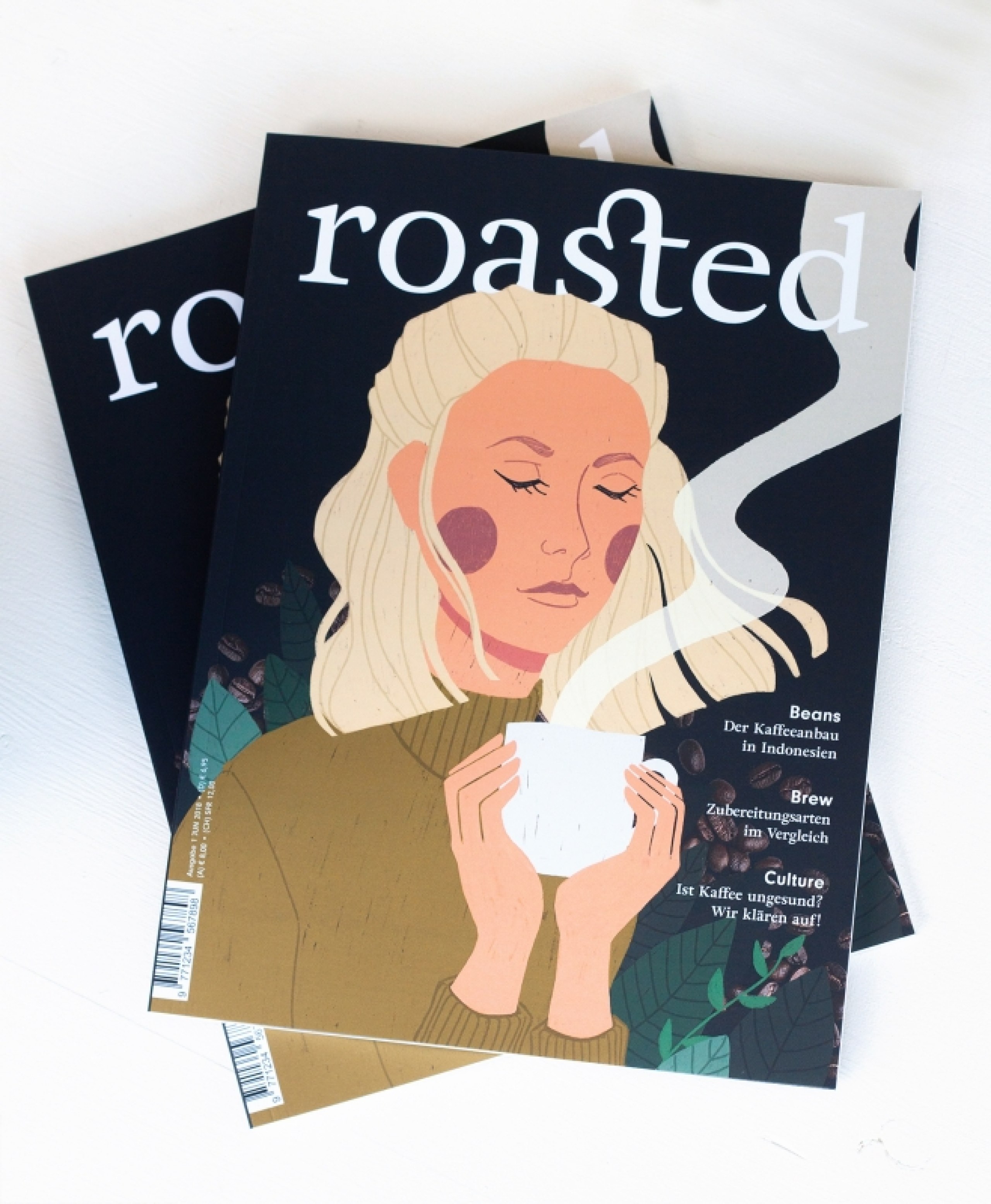 Konzeption und Gestaltung einer Publikation zum Thema Kaffee