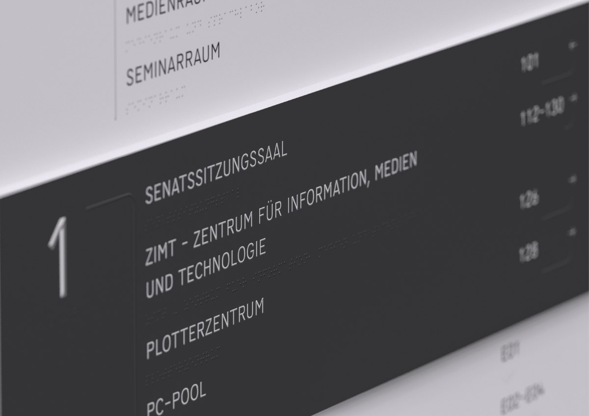 Ein inklusives Leitsystem nach der Idee des Universal Design