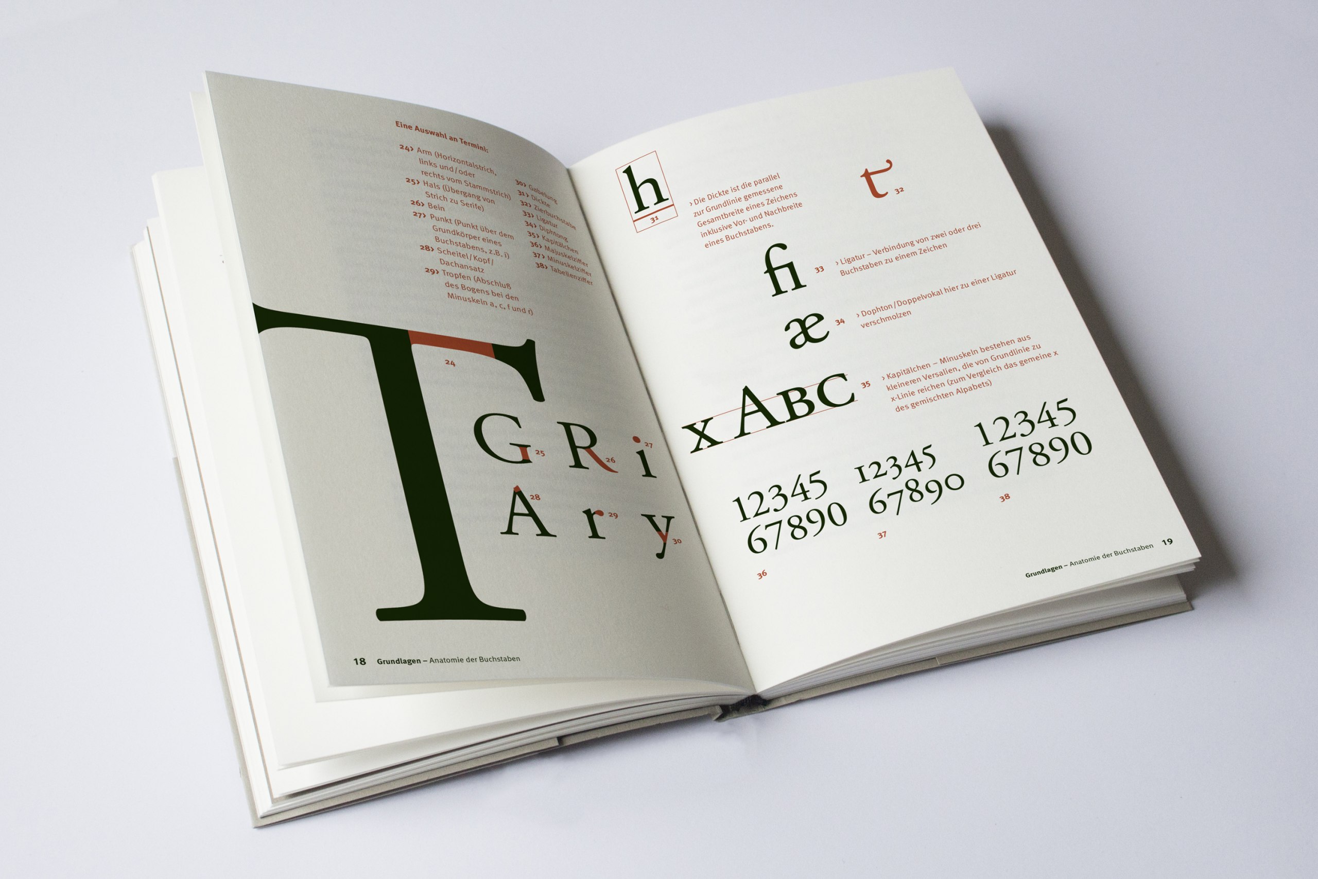 Konzeption und Gestaltung eines Fachbuches für Typografie-Einsteigende