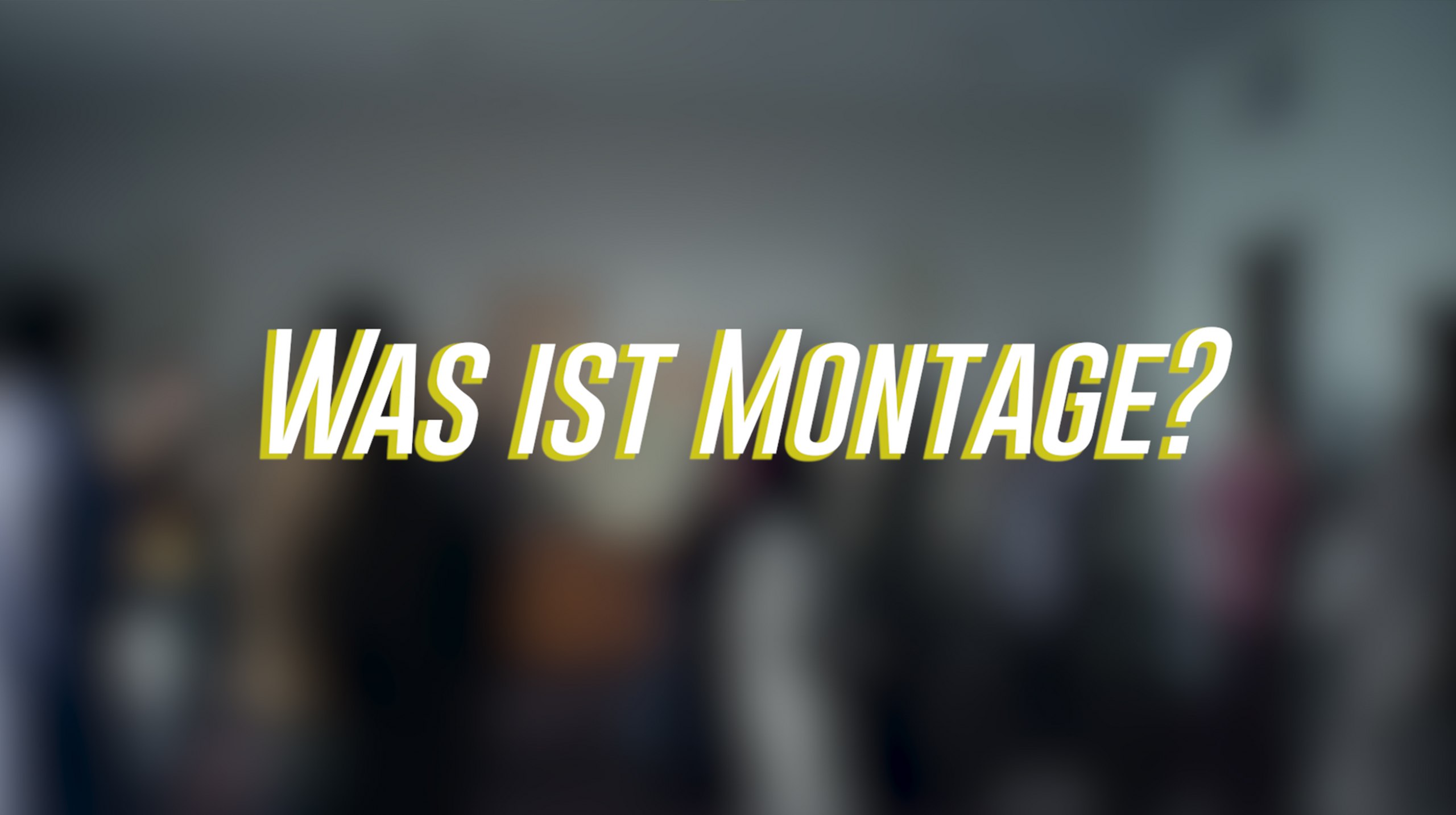 Facetten der Filmmontage