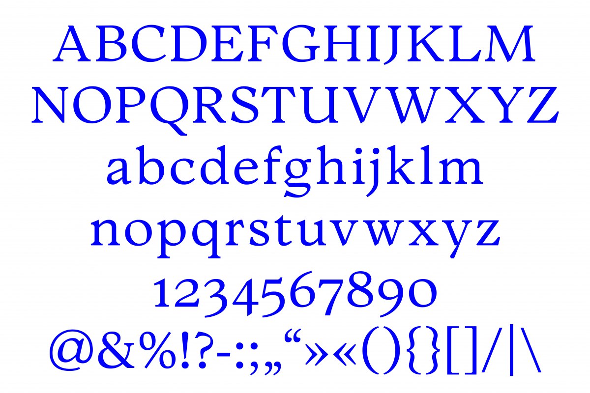 Gestaltung einer Schrift