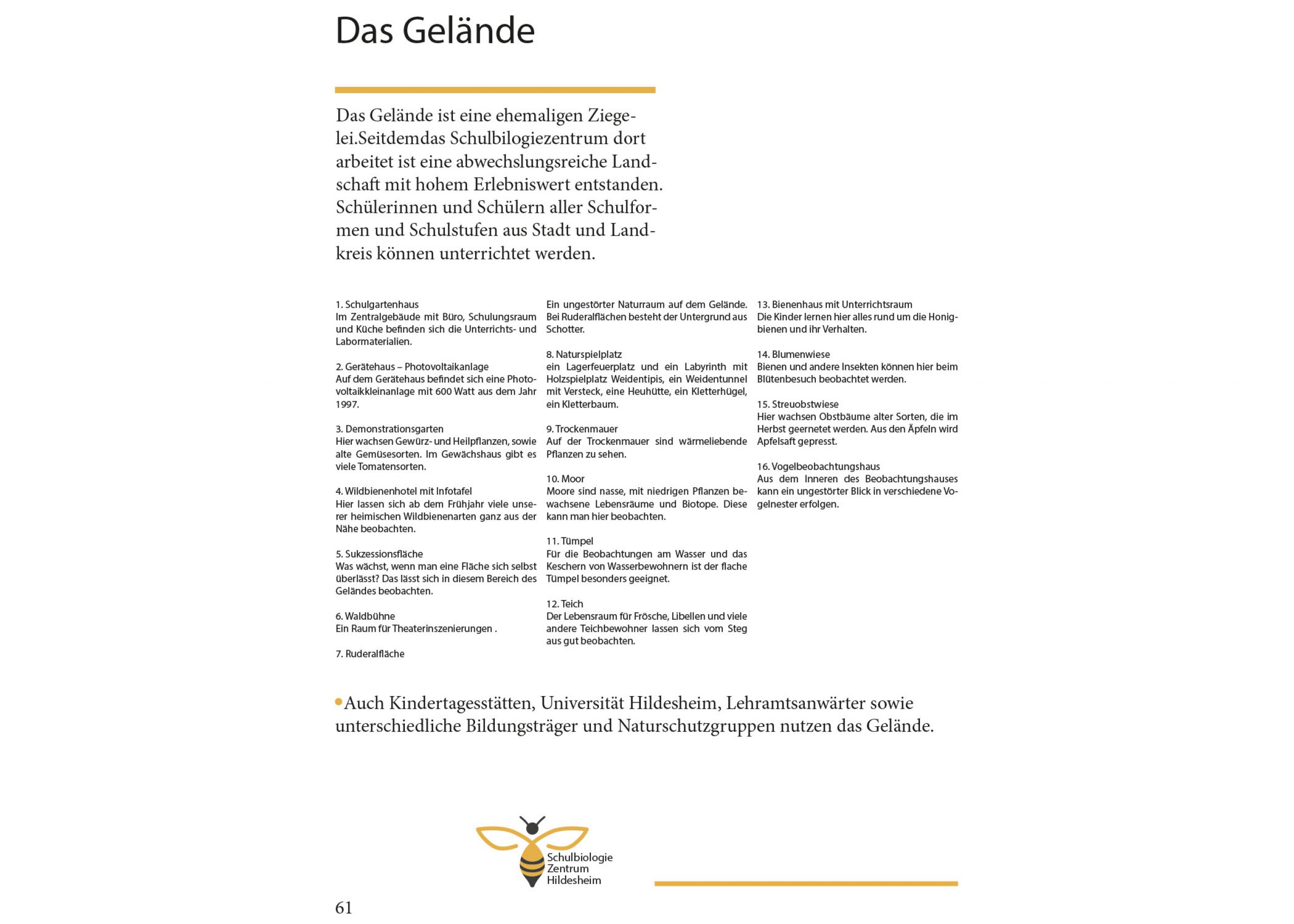 ein Magazin für Schulbiologiezentrum Hildesheim